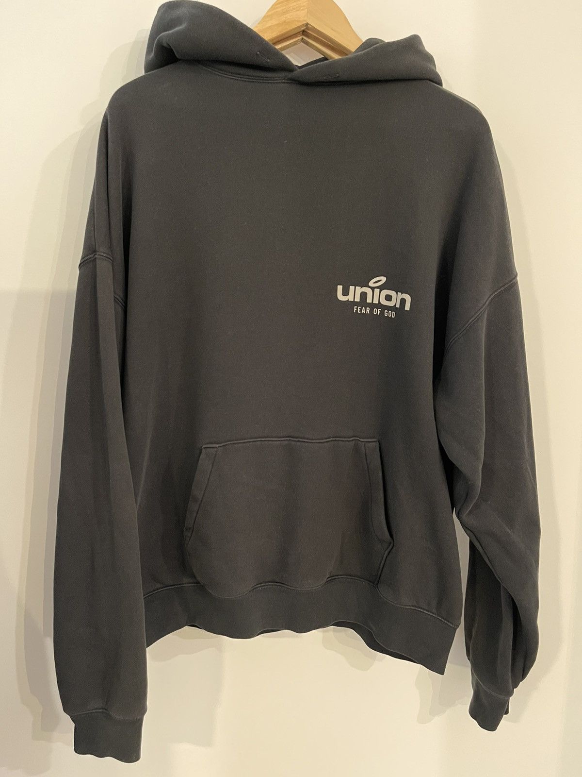 Fear of God × Union Fear of God x Union 30 Year Vintage Hoodie - Black |  Grailed