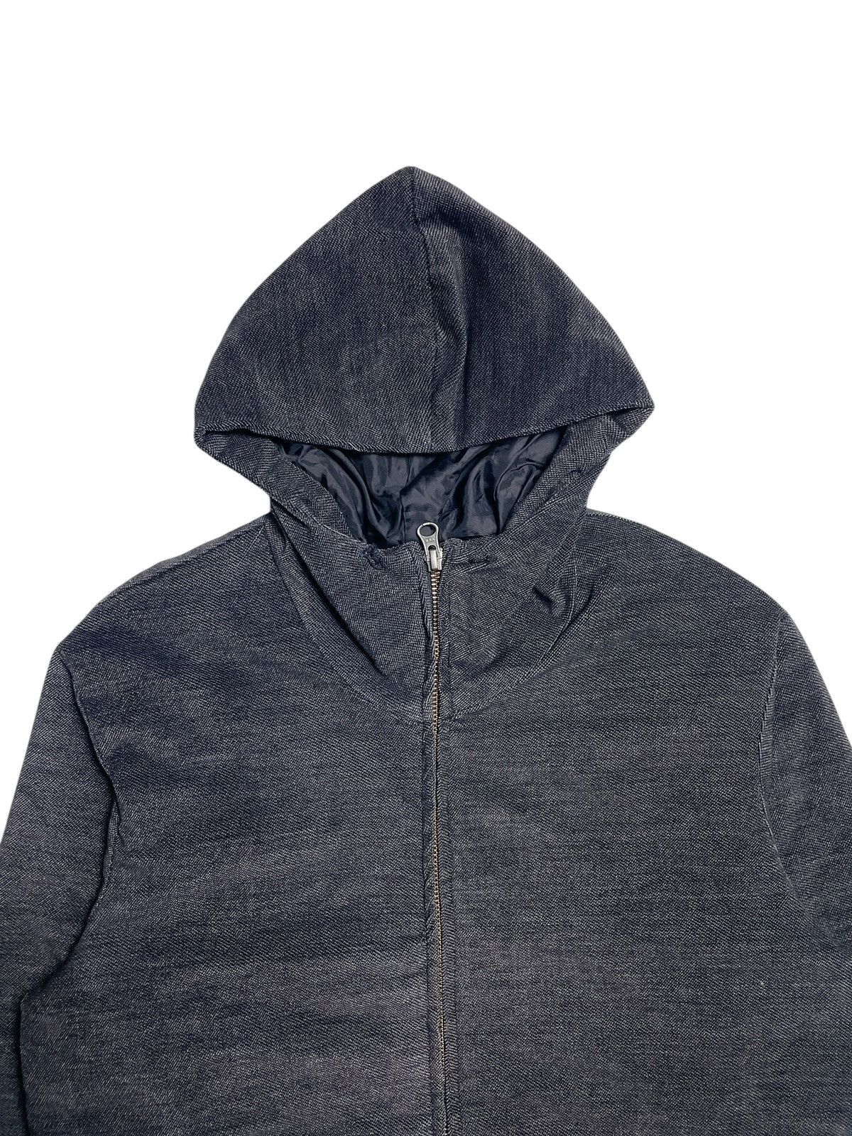 Japanese Brand 2000’s Liss - Denim Zip Hood Jacket Size US M / EU 48-50 / 2 - 2 Thumbnail