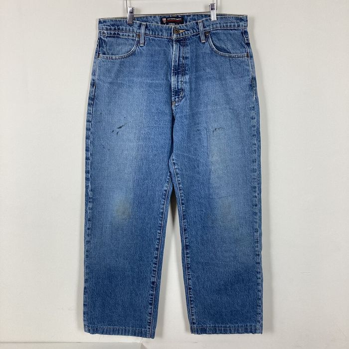 Polo Ralph Lauren VINTAGE Y2K POLO RL BAGGY WIDE LEG DARK WASH DENIM ...