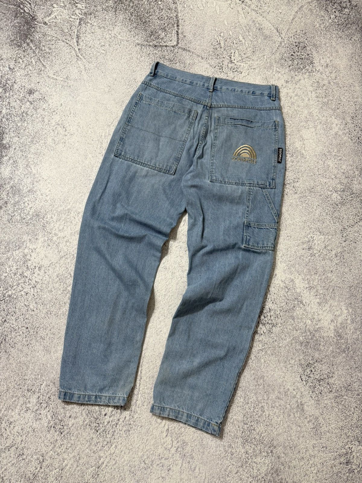 JNCO × Southpole Crazy Vintage Y2K Southpole Baggy Jeans Skater RAP JNCO Size US 34 / EU 50 - 1 Thumbnail