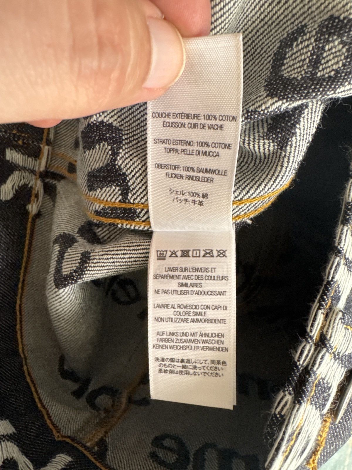 Supreme Supreme denim jacket logo Size US M / EU 48-50 / 2 - 2 Thumbnail