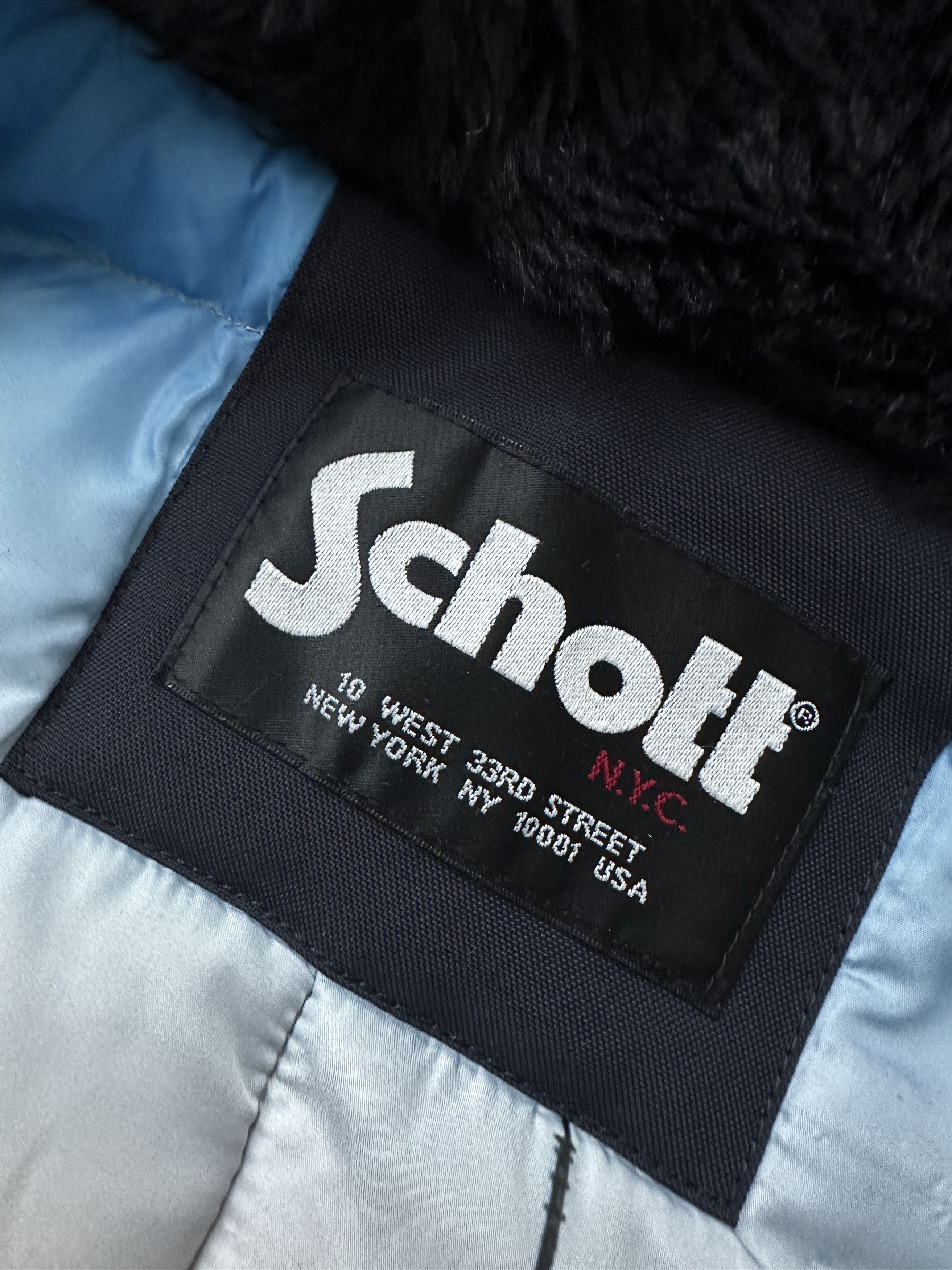 Schott Schott Flyer's Man Intermediate navy puffa parka jacket Size US S / EU 44-46 / 1 - 3 Thumbnail