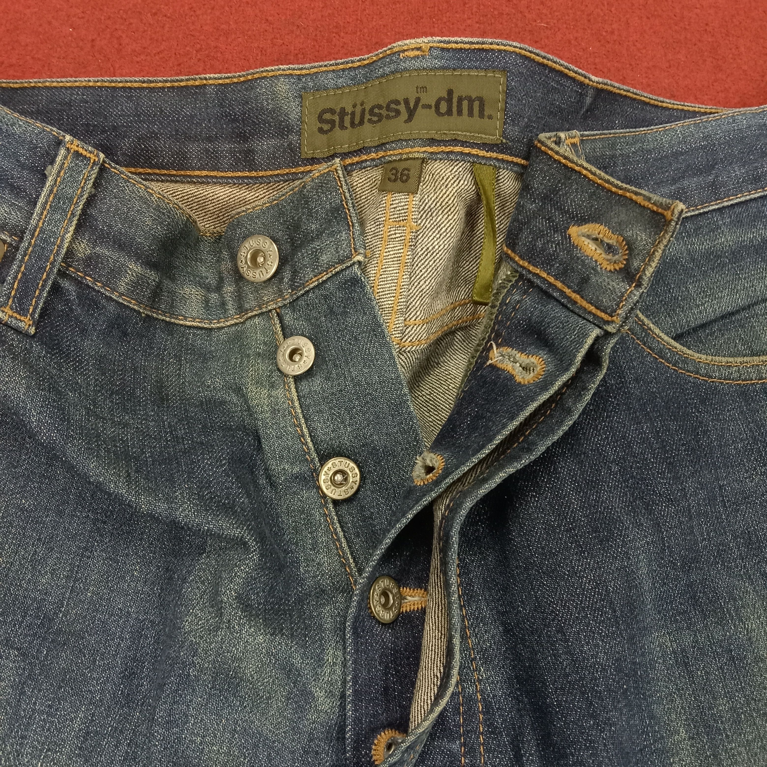 Stussy × Vintage Stussy Streetwear Custom Art Logo Style Jeans Size US 36 / EU 52 - 12 Thumbnail