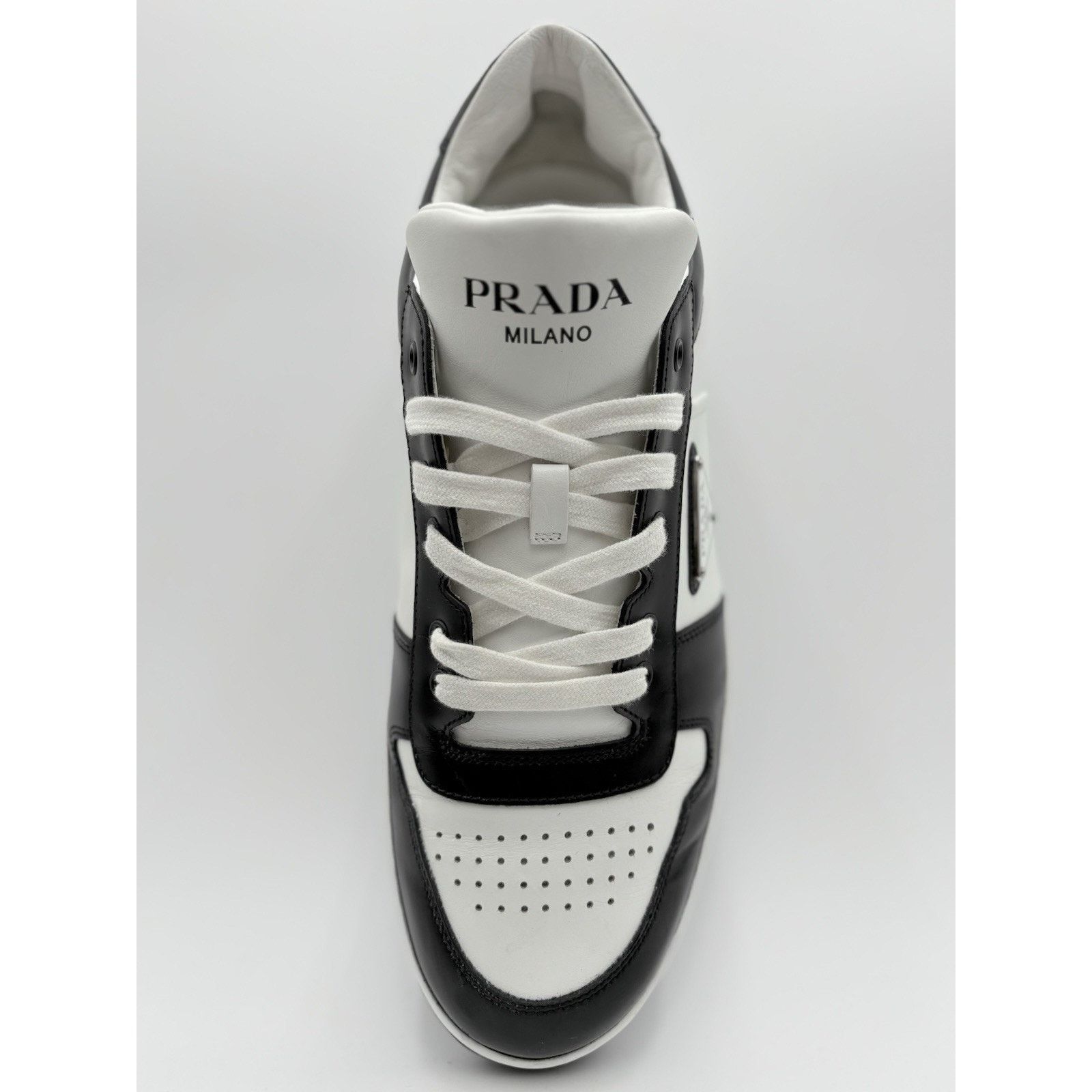 Prada Prada Downtown Low Leather ' Black White ' | SUPER CLEAN! Size US 12 / EU 45 - 11 Thumbnail