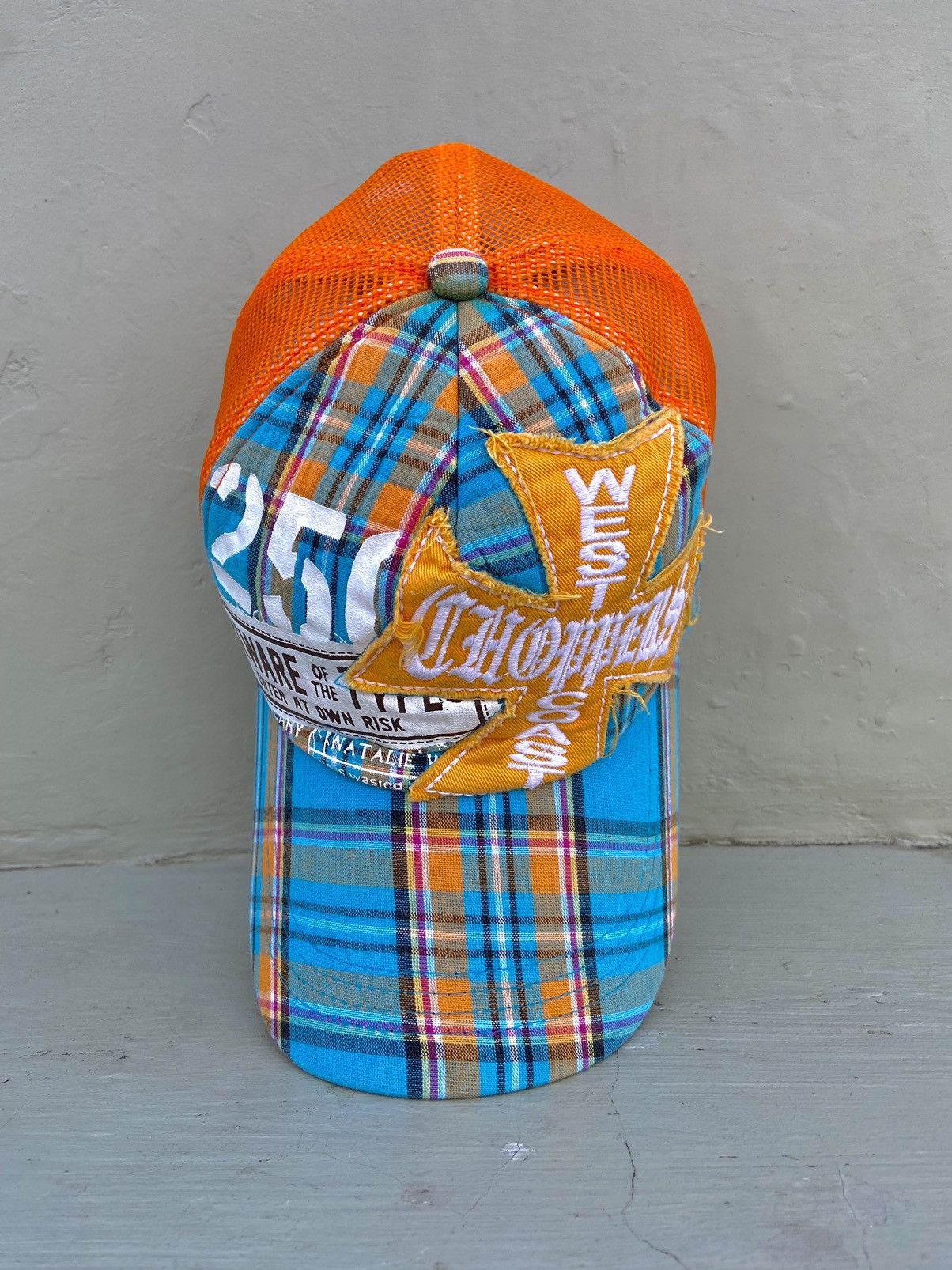 If Six Was Nine 2000s TNC choppers trucker hat Size ONE SIZE - 2 Thumbnail