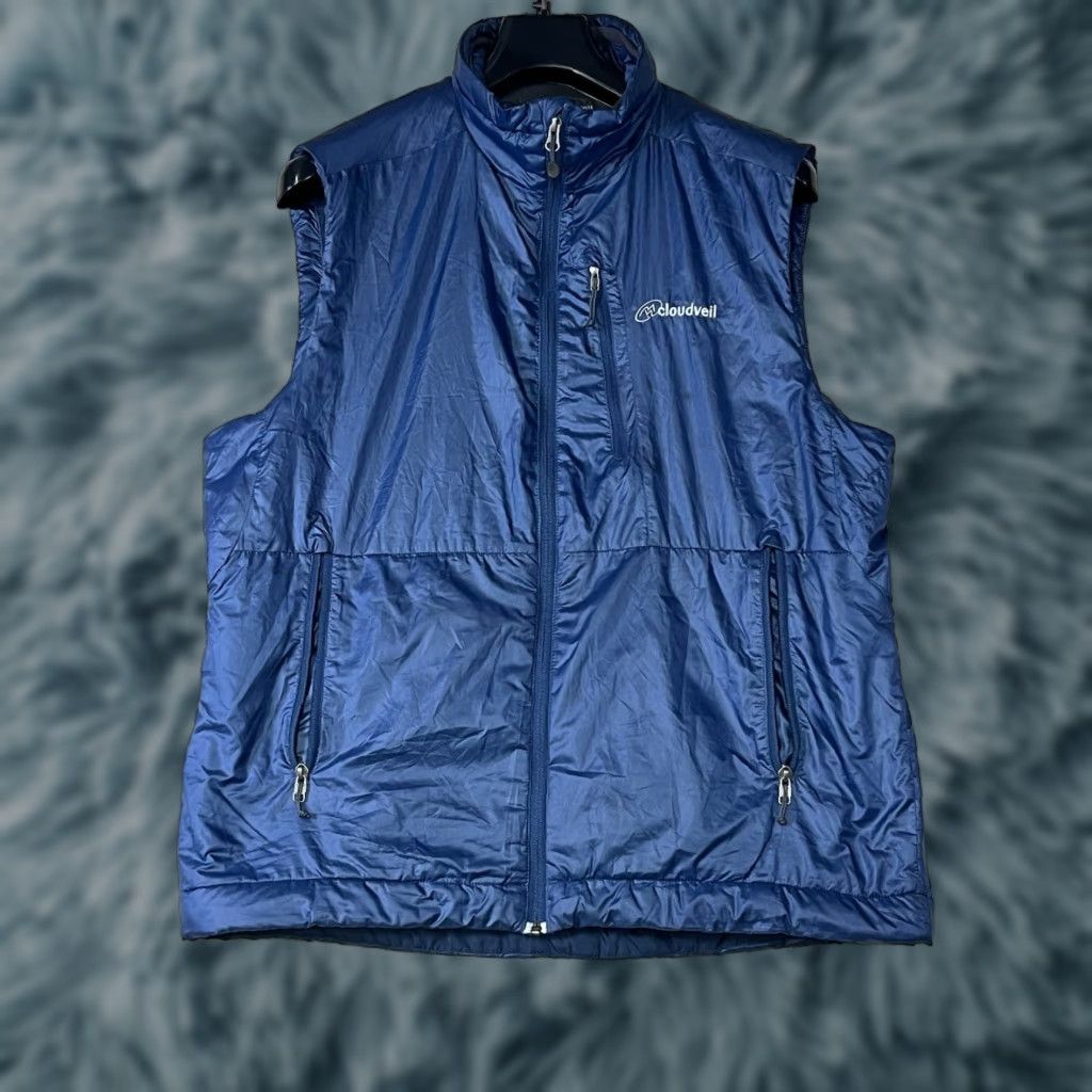 Vintage VINTAGE CLOUDVEIL PRIMALOFT VEST Full Zip Pockets Blue Size Large Logo Size US L / EU 52-54 / 3 - 1 Thumbnail