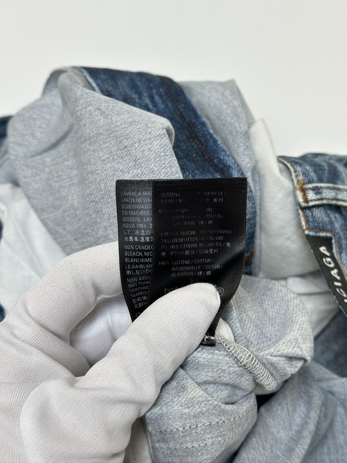 Balenciaga Balenciaga Trompe L’oeil Popeline Denim Pants Size US 30 / EU 46 - 12 Thumbnail