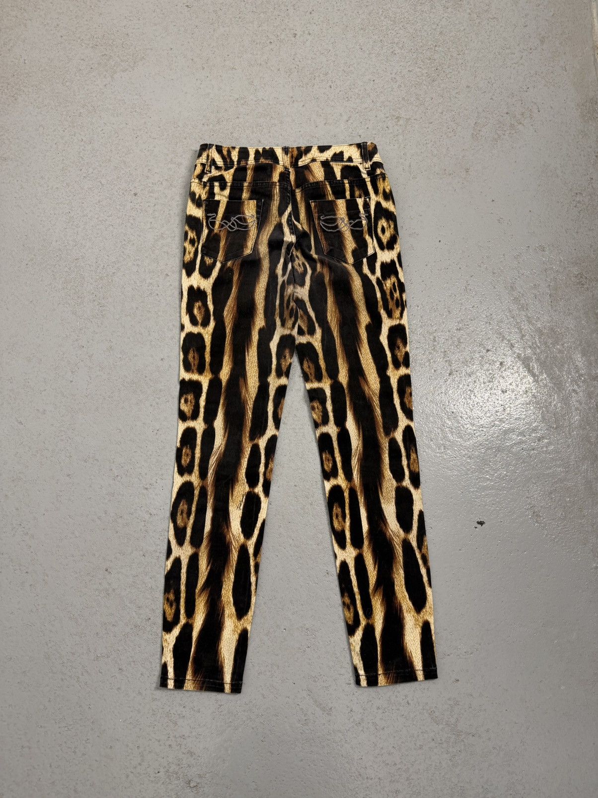 Just Cavalli Just Cavalli Leopard Overprinted Jeans Size 27" / US 4 / IT 40 - 10 Thumbnail