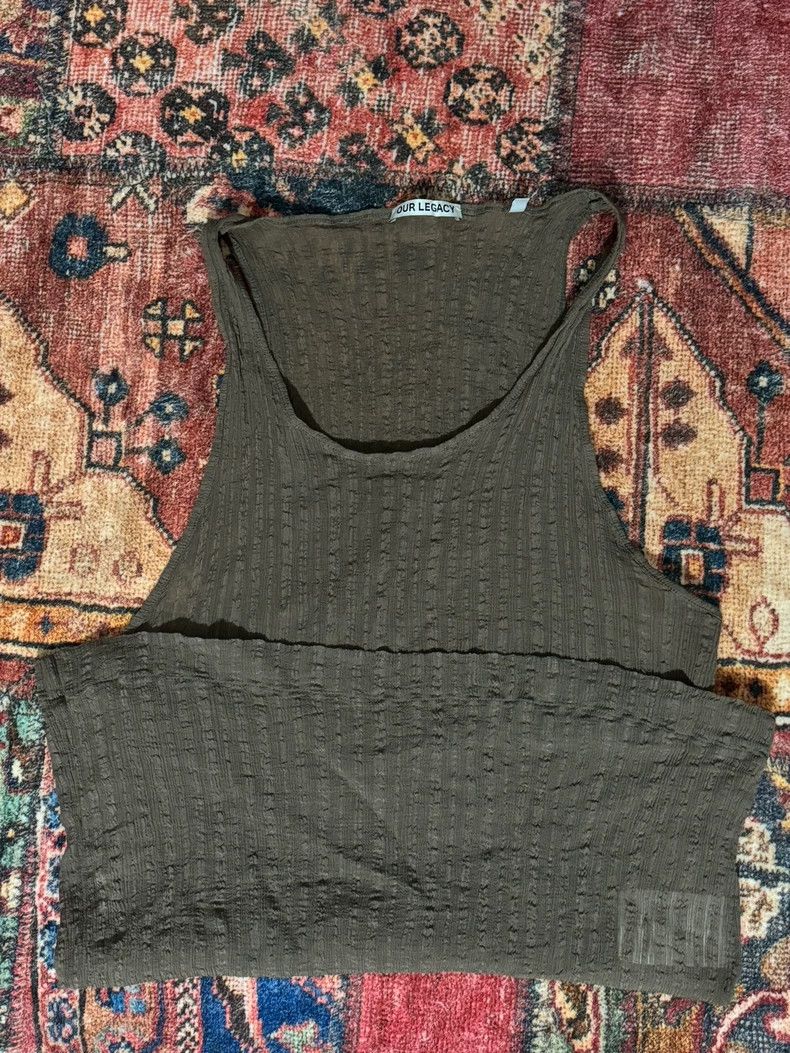 Our Legacy Our Legacy size44 Mulberry silk cotton linen vest Size US S / EU 44-46 / 1 - 1 Thumbnail
