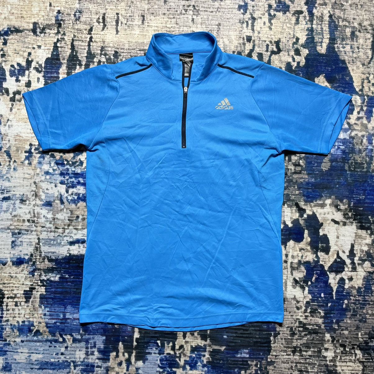Adidas 💥Adidas Jersey Half Zipper For Sports Size US M / EU 48-50 / 2 - 1 Thumbnail