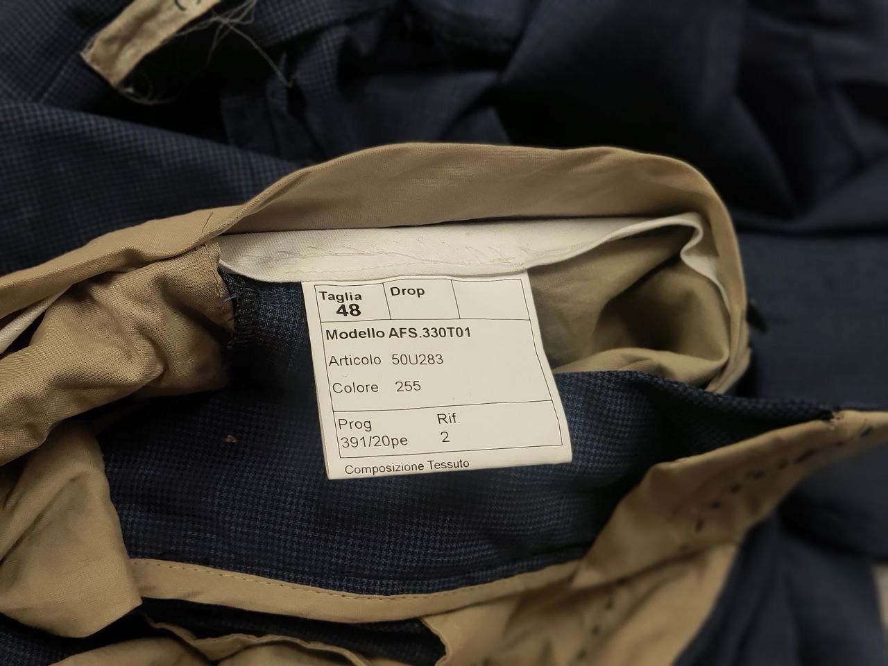 Japanese Brand 0909 Fatto in Italy Design Classic Suit Blazer Jacket Pants Size 46R - 19 Thumbnail