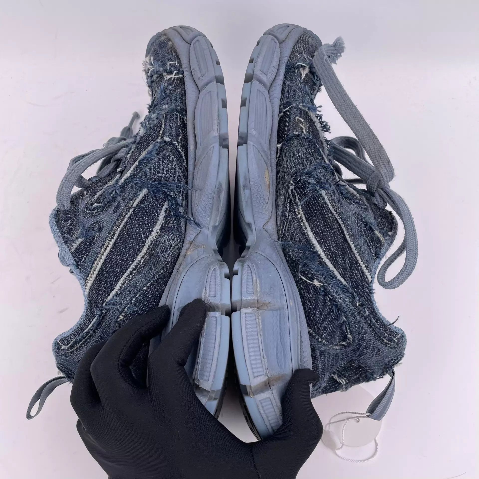Balenciaga Balenciaga Denim Dad Shoe Blue 41 260510ZXXBY01 Size US 8 / EU 41 - 3 Thumbnail