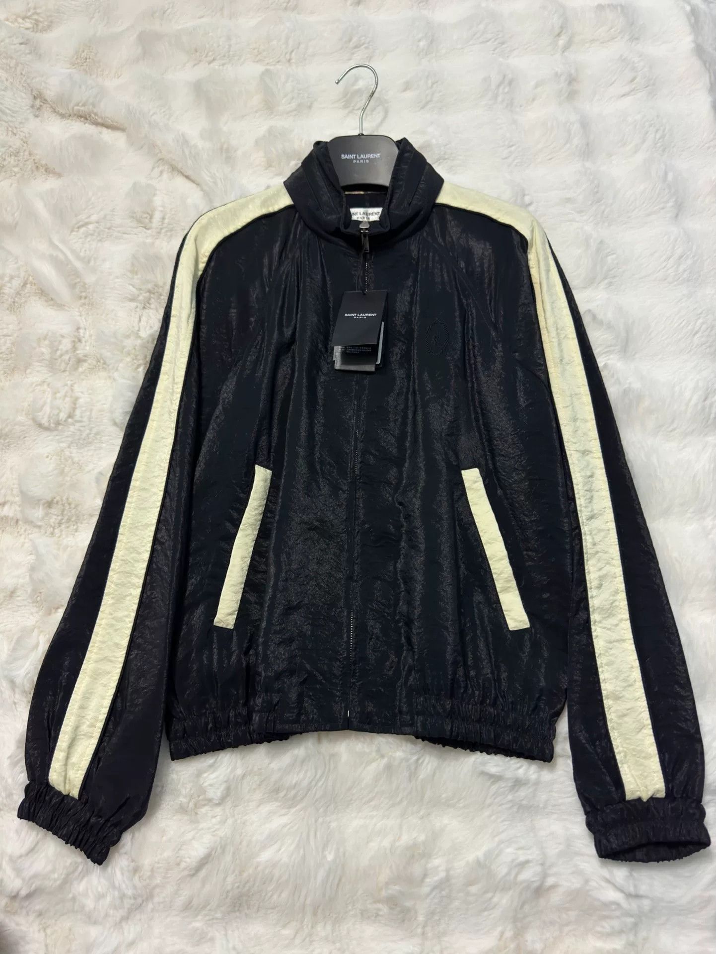 Saint Laurent Paris Saint Laurent New Logo Black Jacket Size US M / EU 48-50 / 2 - 1 Thumbnail