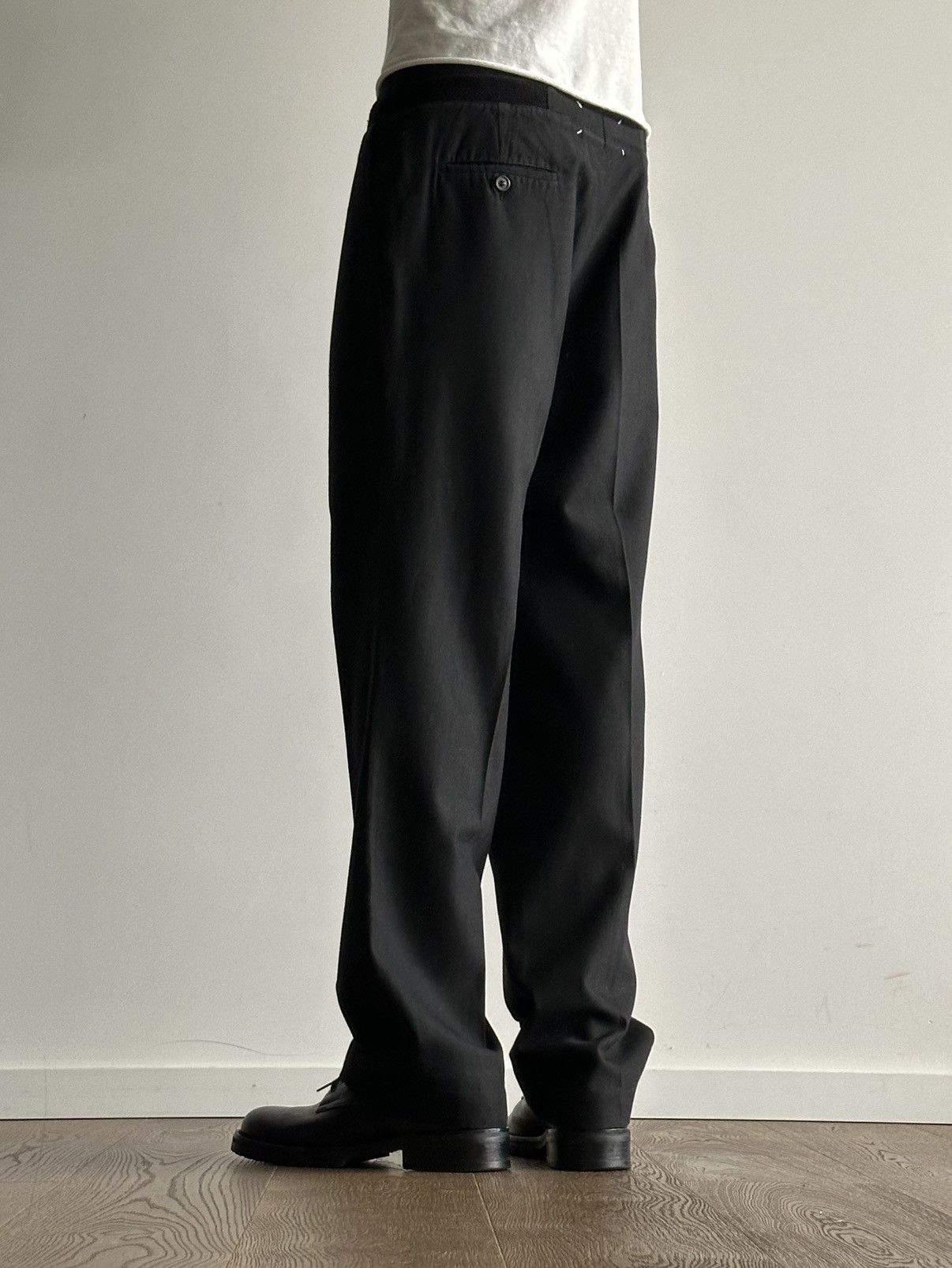 Maison Margiela Martin Margiela FW07 Pleated Wool Cotton Pants Size US 30 / EU 46 - 3 Thumbnail