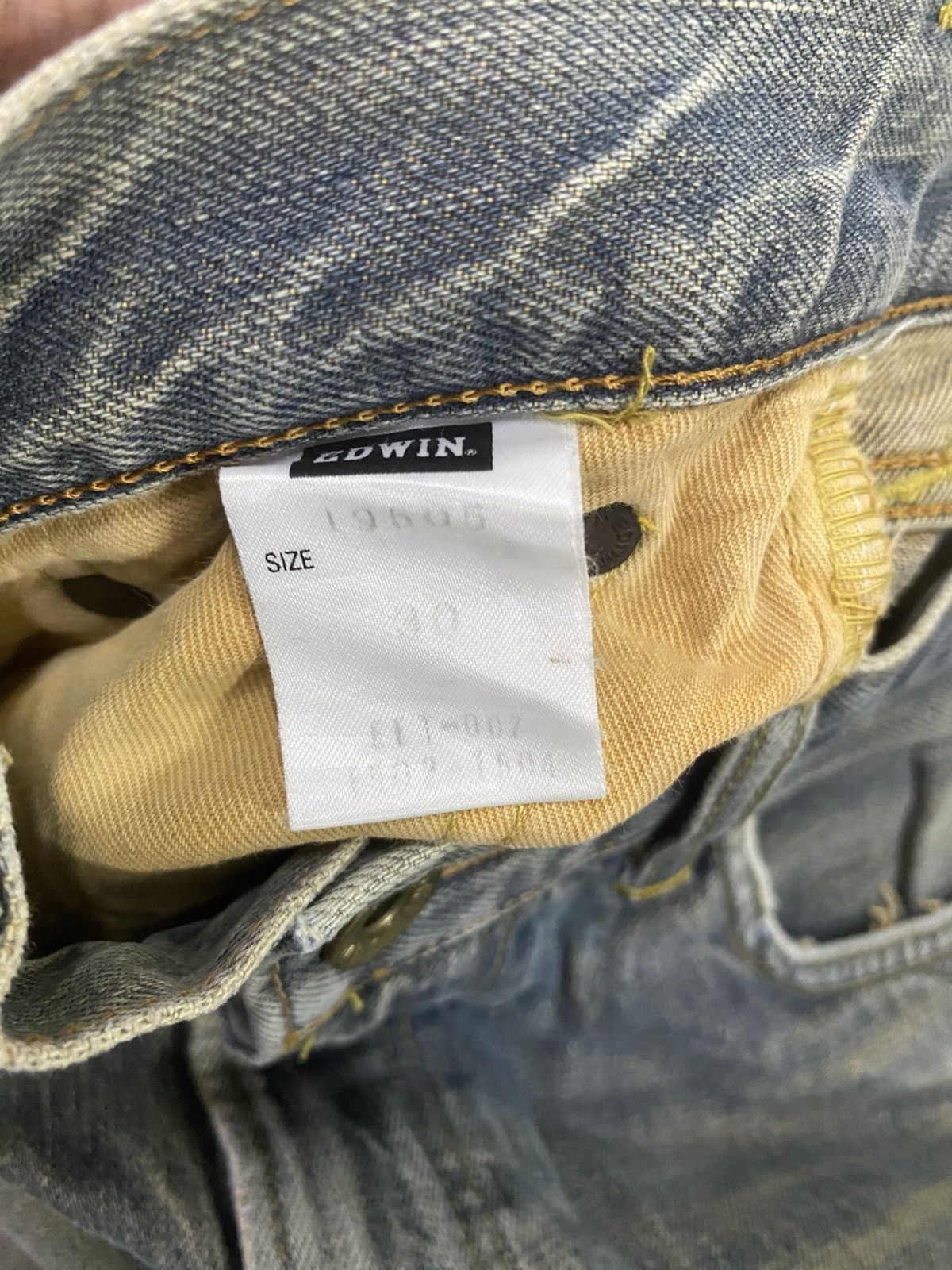 Edwin Size 29x32 Vintage Edwin 505x Distressed Denim Jeans Size US 29 - 12 Thumbnail