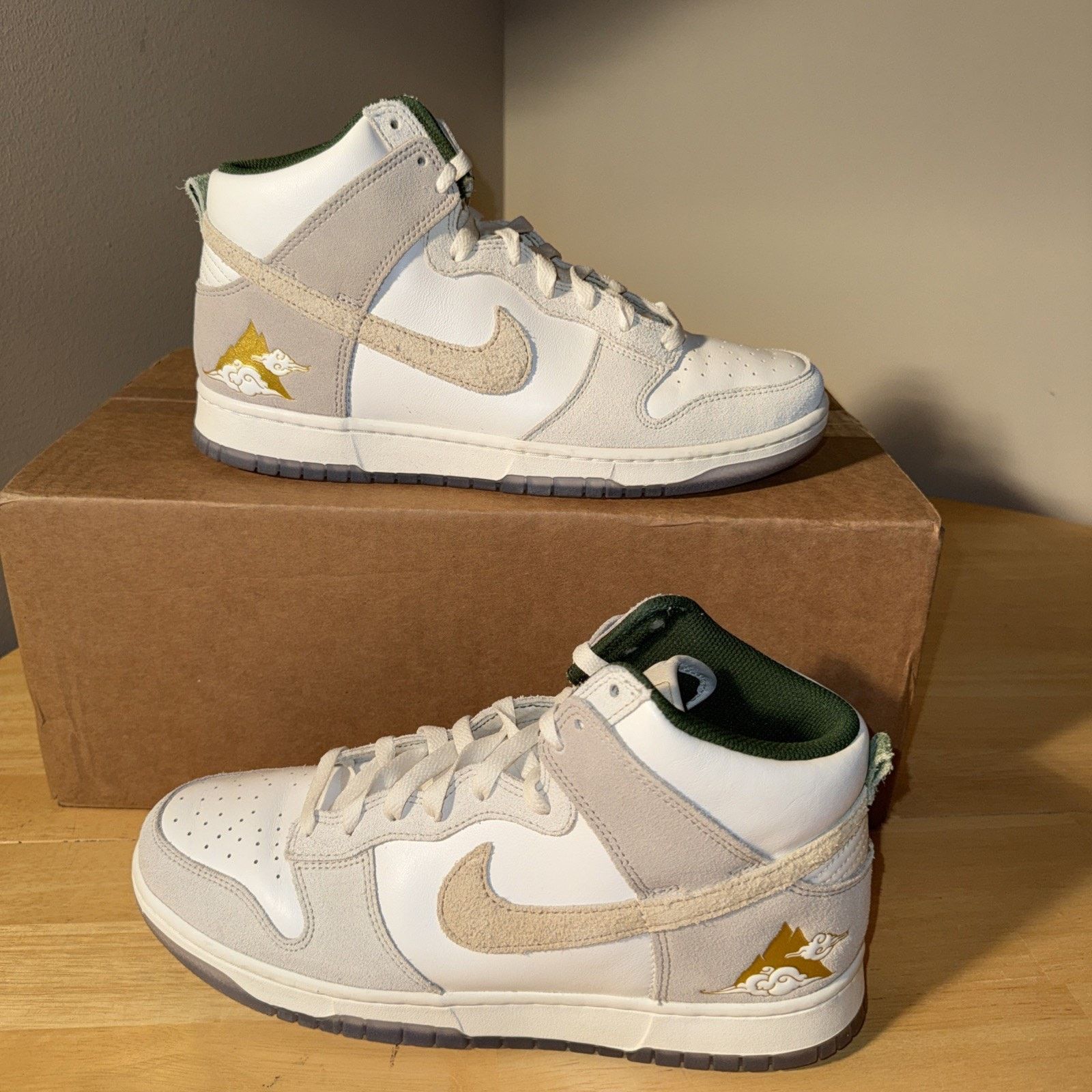 Nike Nike Dunk High Premium San Francisco Chinatown Gold Mountain Size US 10 / EU 43 - 3 Thumbnail