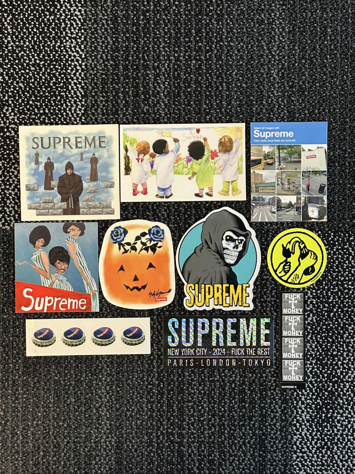 Supreme 10x Supreme Stickers Lot | Grailed