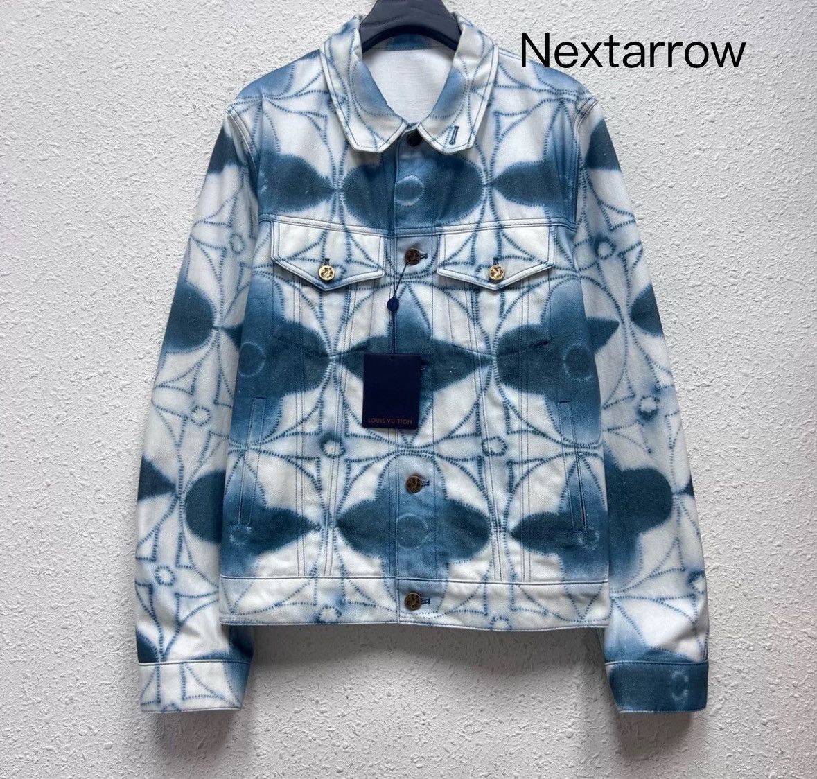 Louis Vuitton LOUIS VUITTON LV New Twisted Dyeing Vintage Denim jacket Size US L / EU 52-54 / 3 - 1 Thumbnail