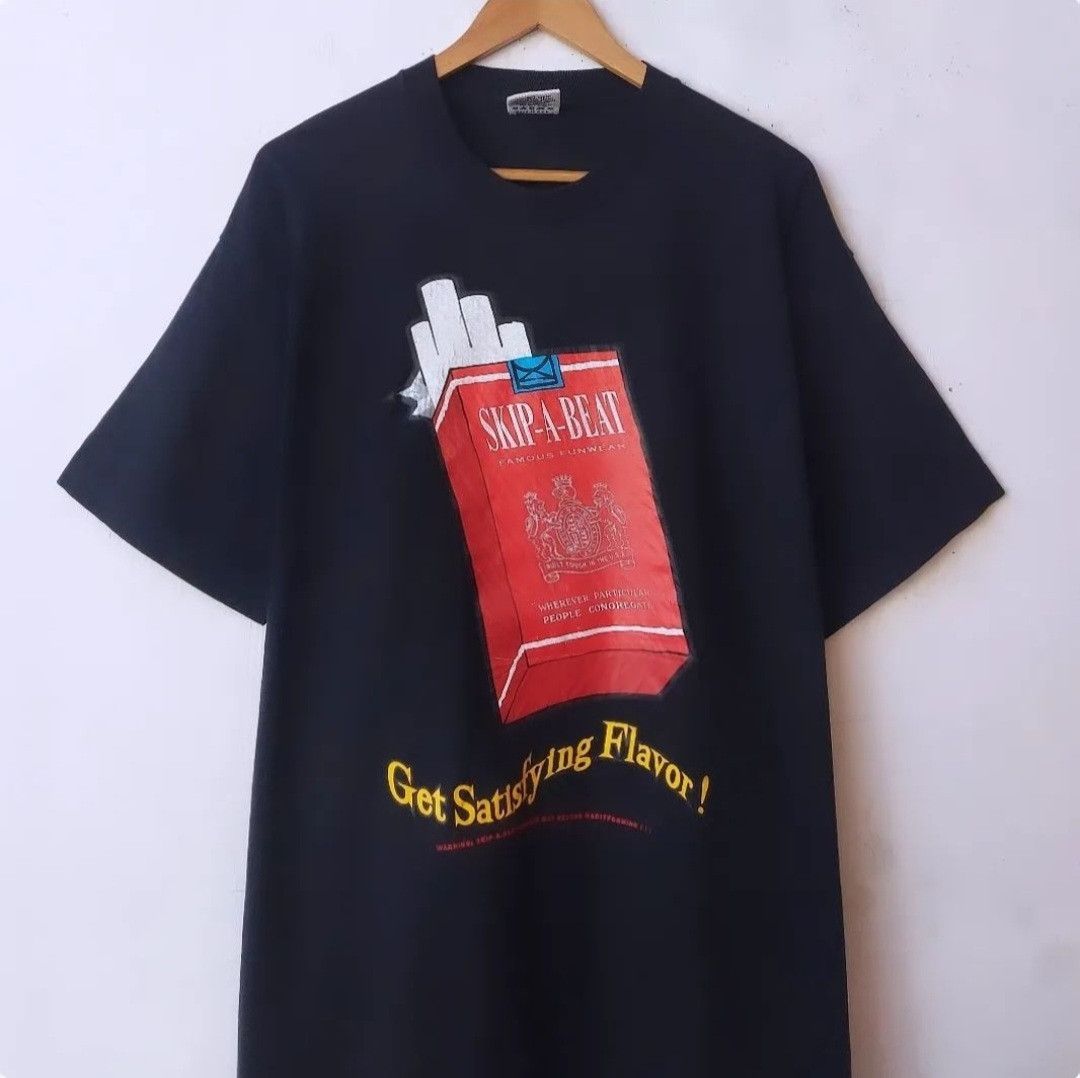 Vintage Vtg 90s SKIP A BEAT FUNWEAR TSHIRT Size US XL / EU 56 / 4 - 2 Thumbnail