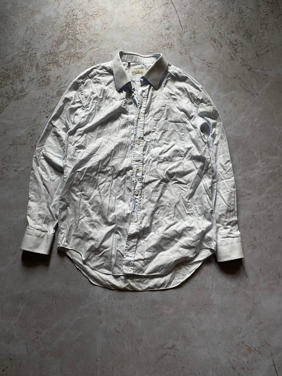 Ermenegildo Zegna × Vintage Vintage Ermenegildo Zegna Shirt Size US M / EU 48-50 / 2 - 2 Thumbnail