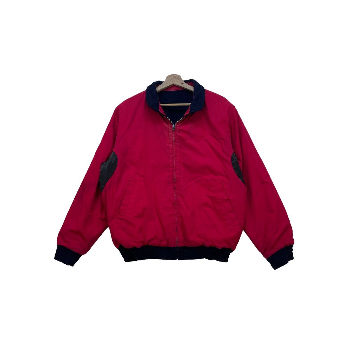 45rpm 💥Vintage Sina Cava Lupo Di Mare Reversible Bomber Wool Size US M / EU 48-50 / 2 - 8 Thumbnail