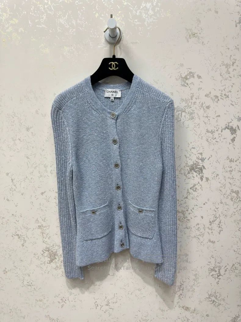 Chanel Chanel 23 Spring and Summer Preview Series Popular Blue Kn Size XXS / US 00 / IT 34 - 1 Thumbnail