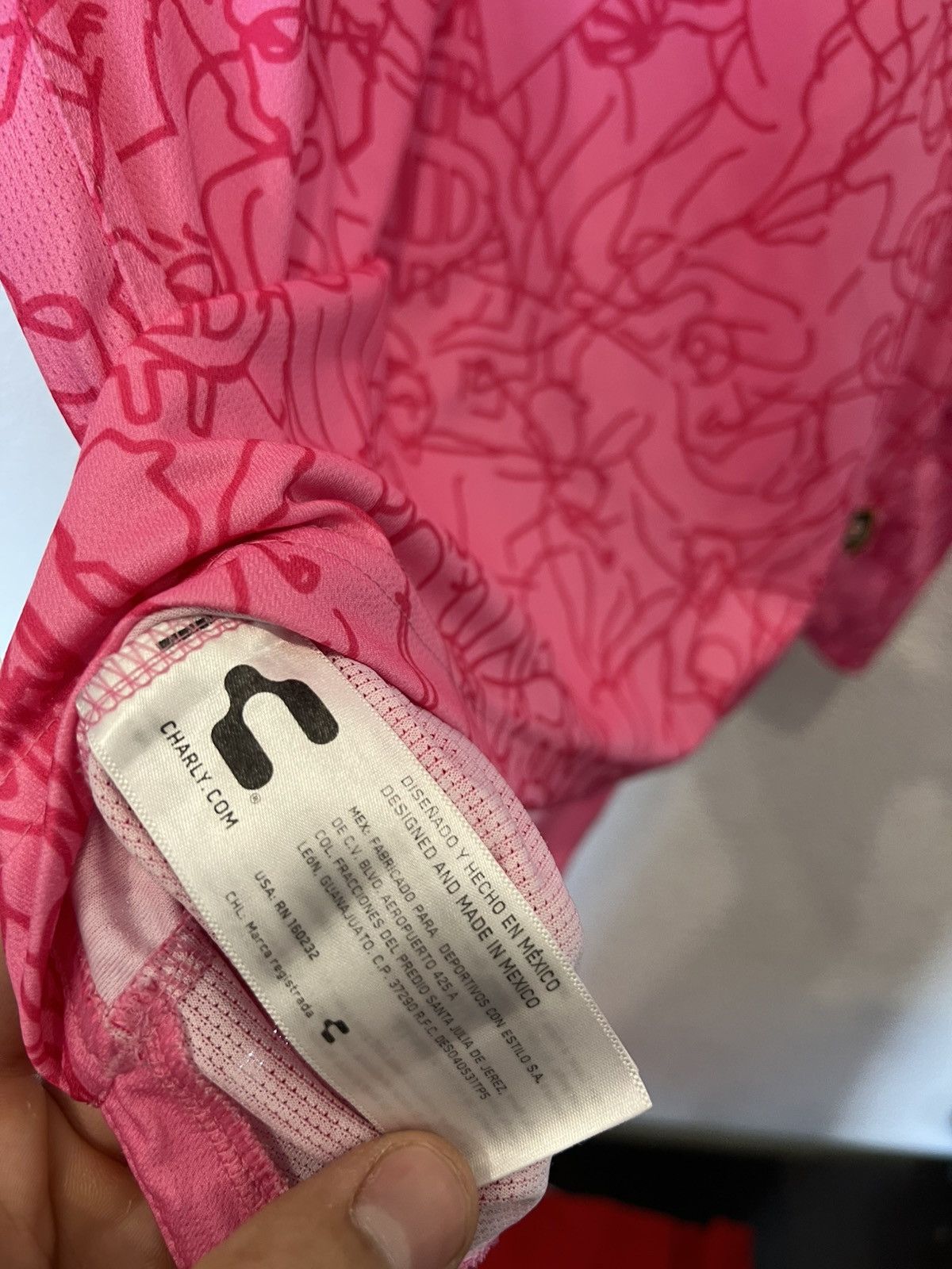 Other Club Tijuana 2020/2021 October Pink Kit Soccer Jersey Charly Size US L / EU 52-54 / 3 - 6 Thumbnail