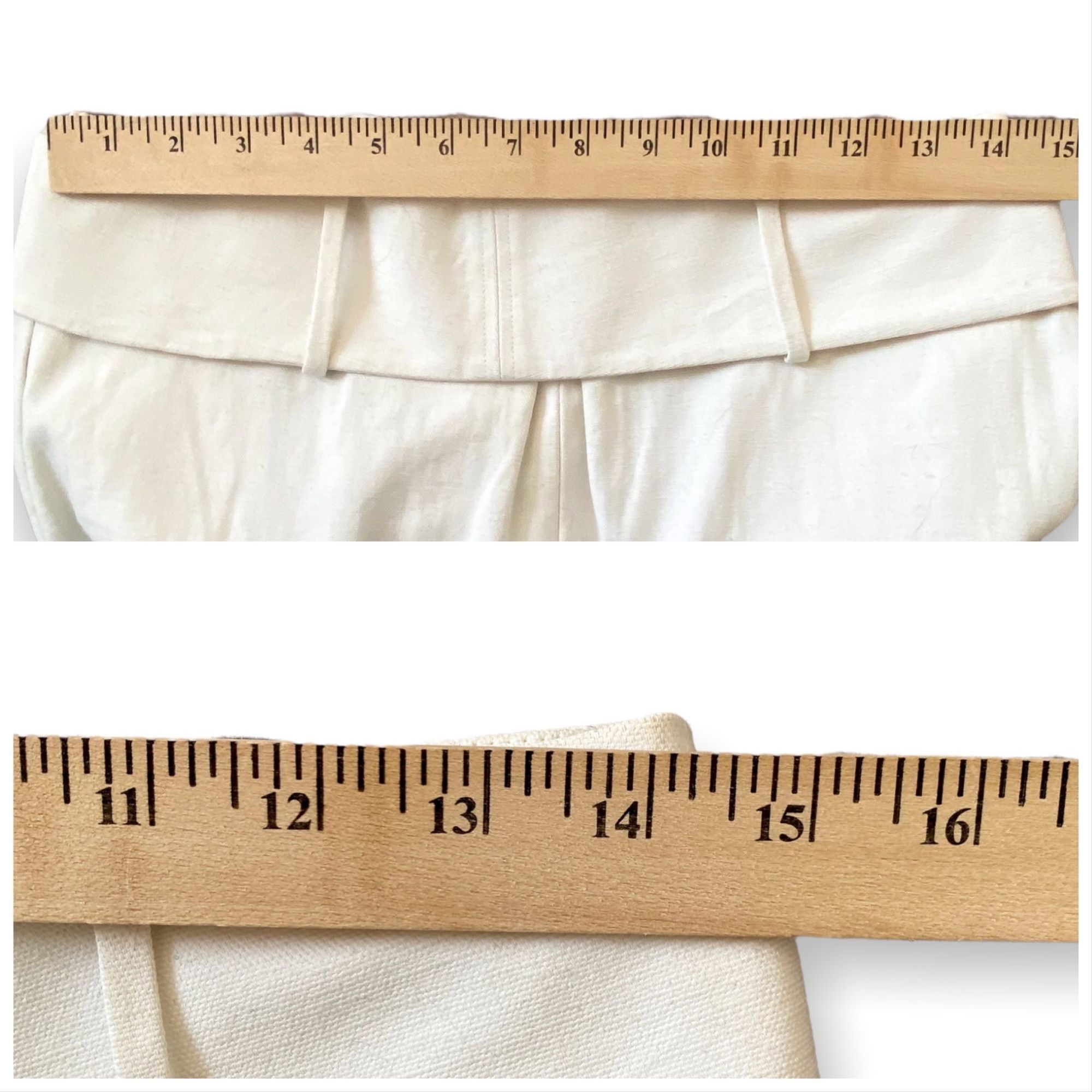 Chloe Chloe SS06 Linen Cotton Skirt Naturel FR40 Made in France Size 28" / US 6 / IT 42 - 11 Thumbnail