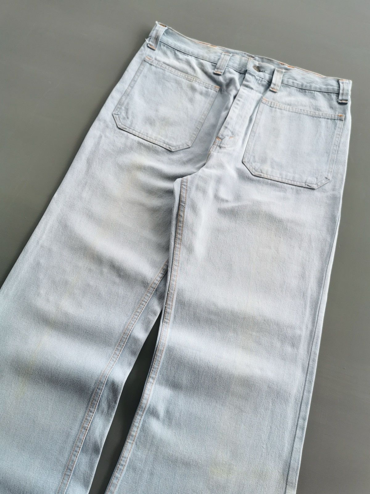 Levi's Flare Bootcut Vintage Levis Orange Tab Denim Jeans Size US 33 - 3 Thumbnail