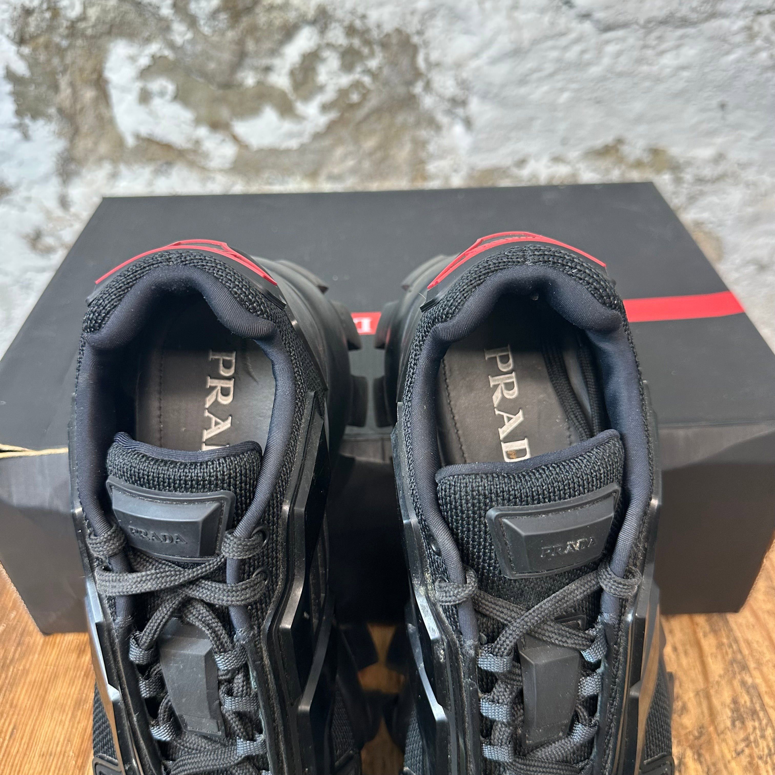 Prada Prada Cloudbust Thunder Triple Black Sz 5.5 Size US 5.5 / EU 38 - 4 Thumbnail