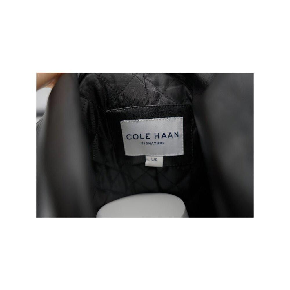 Cole Haan Cole Haan Faux Leather Moto Jacket Size Large Size L / US 10 / IT 46 - 8 Thumbnail