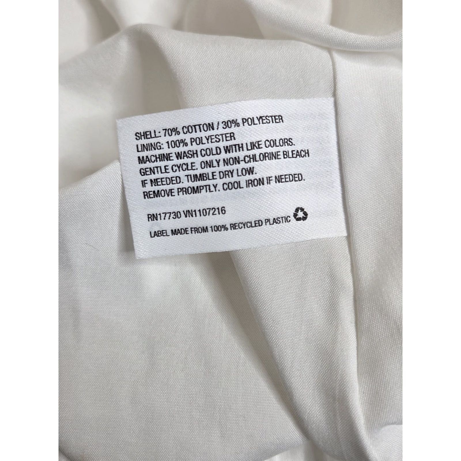 Vintage The Nines by HATCH Dress Womens M Sundress White Midi Sleeveless Square Neck Zip Smocked Floral Pattern - Floral Casual Summer 2020s Boys? Size M / US 6-8 / IT 42-44 - 5 Thumbnail