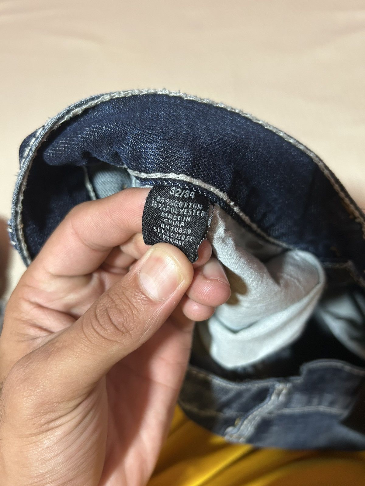 Vintage Denim Jeans y2k Size US 33 - 3 Thumbnail