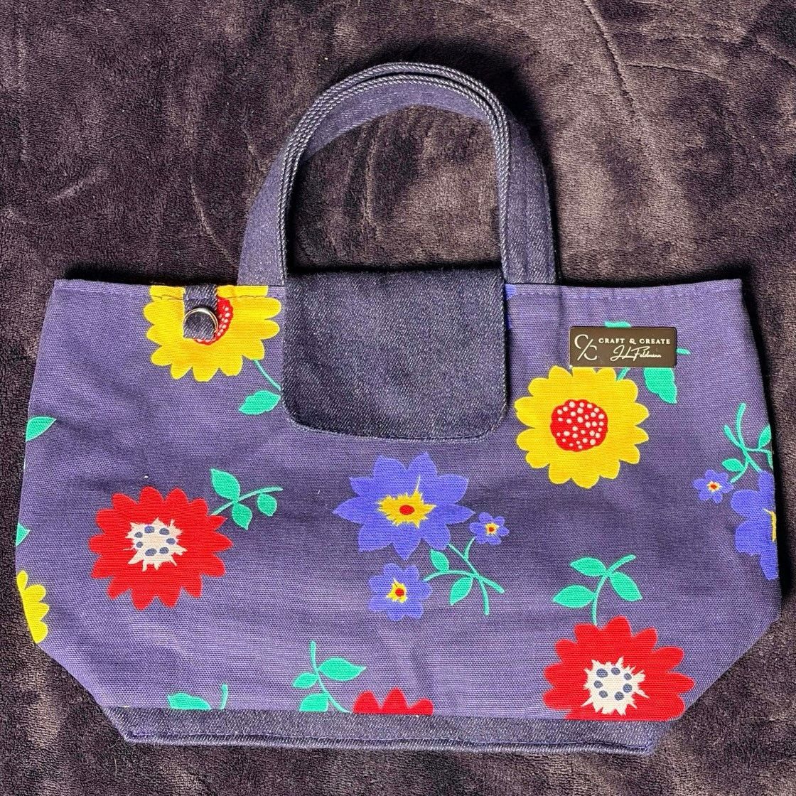 Other Blue Denim Floral Craft & Create Bag Size ONE SIZE - 3 Thumbnail