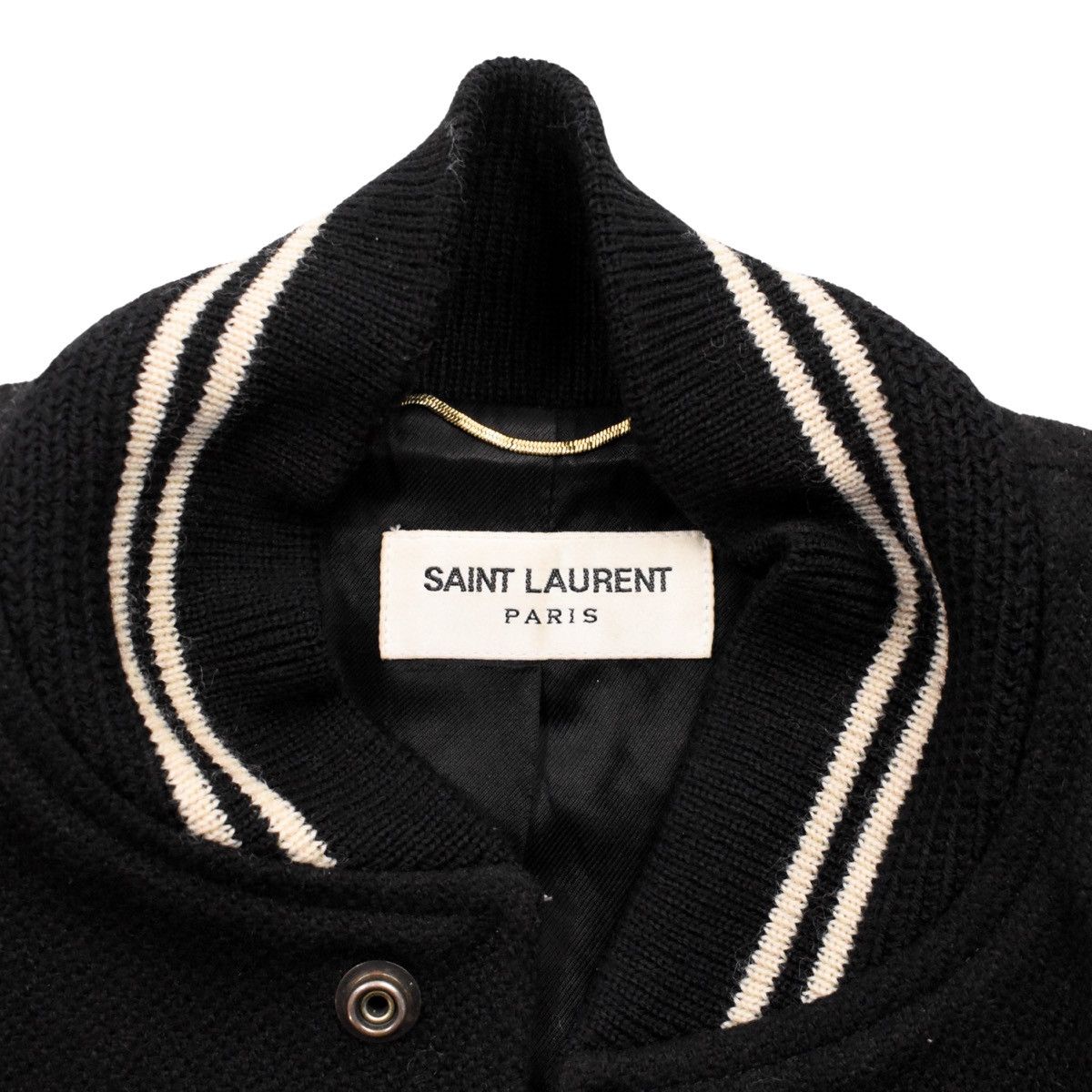 Saint Laurent Paris Saint Laurent 'Teddy' Varsity Jacket Size XS / US 0-2 / IT 36-38 - 4 Thumbnail