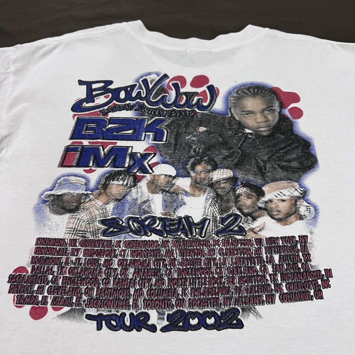 Rap Tees Vintage Y2K Bow Wow B2K IMX Hiphop R&B Tour Tee Faded Size US M / EU 48-50 / 2 - 12 Thumbnail