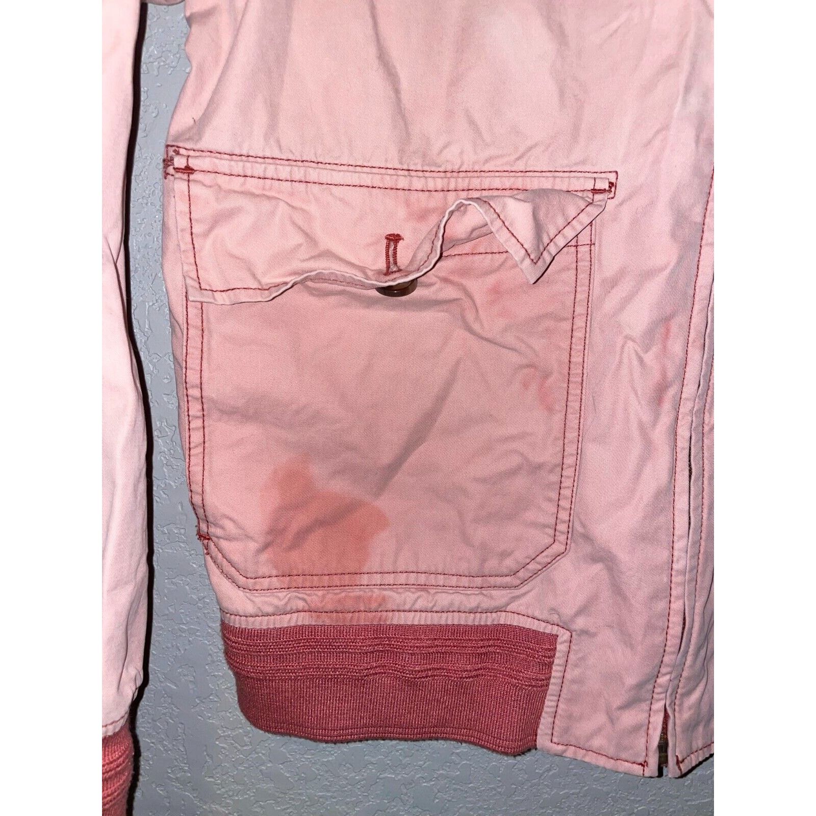 Izod Izod Luxury Sport Jacket Light Faded Red Pink Jacket S Small Size US S / EU 44-46 / 1 - 5 Thumbnail