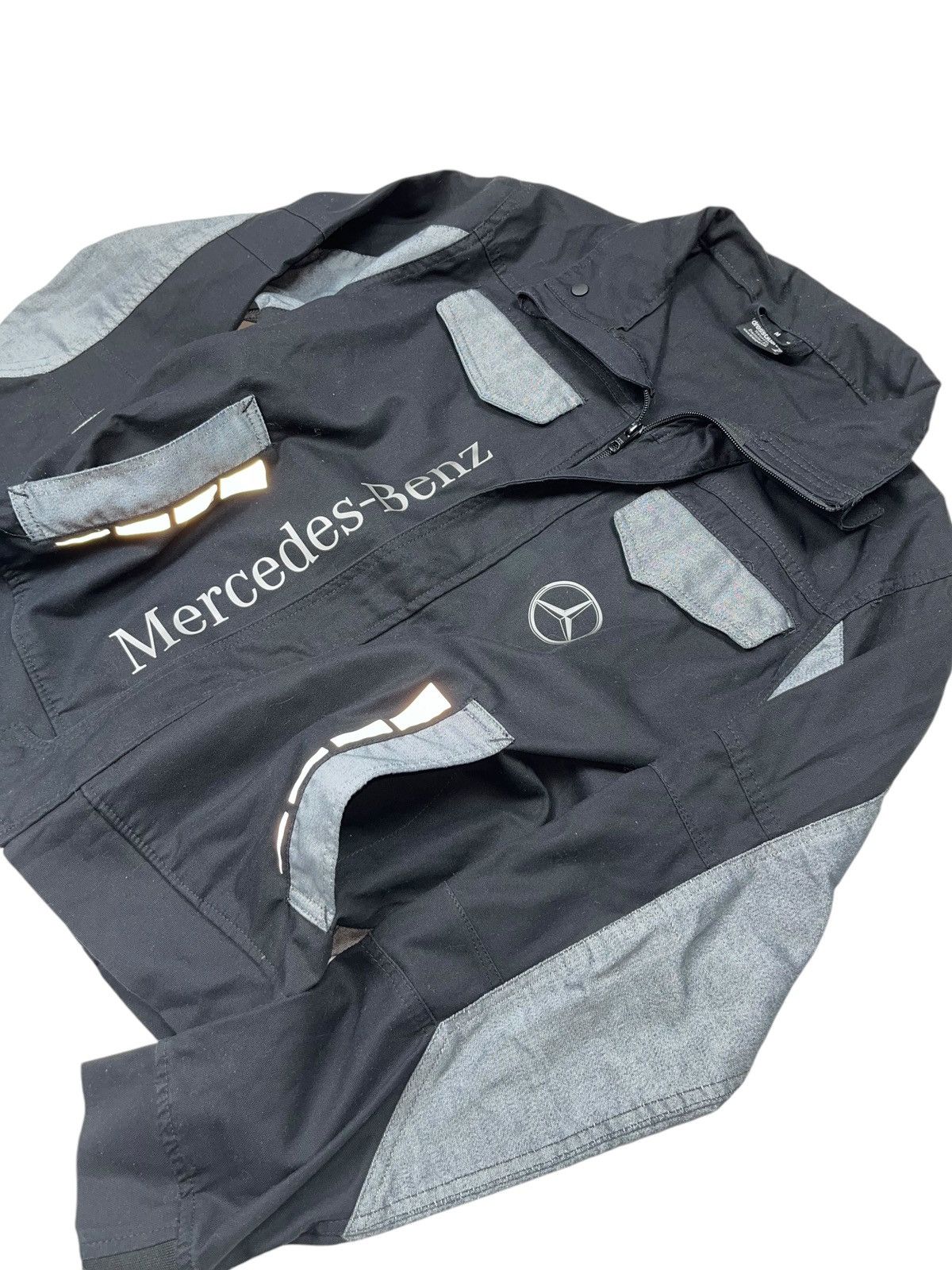 Mercedes-Benz × Vintage Vintage Mercedes Benz Big Logo Jacket y2k Size US M / EU 48-50 / 2 - 7 Thumbnail