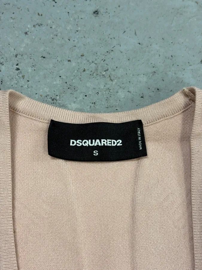 Dsquared2 SS2019 Dsquared2 Pink Knit Laced Dress Size S / US 4 / IT 40 - 10 Thumbnail