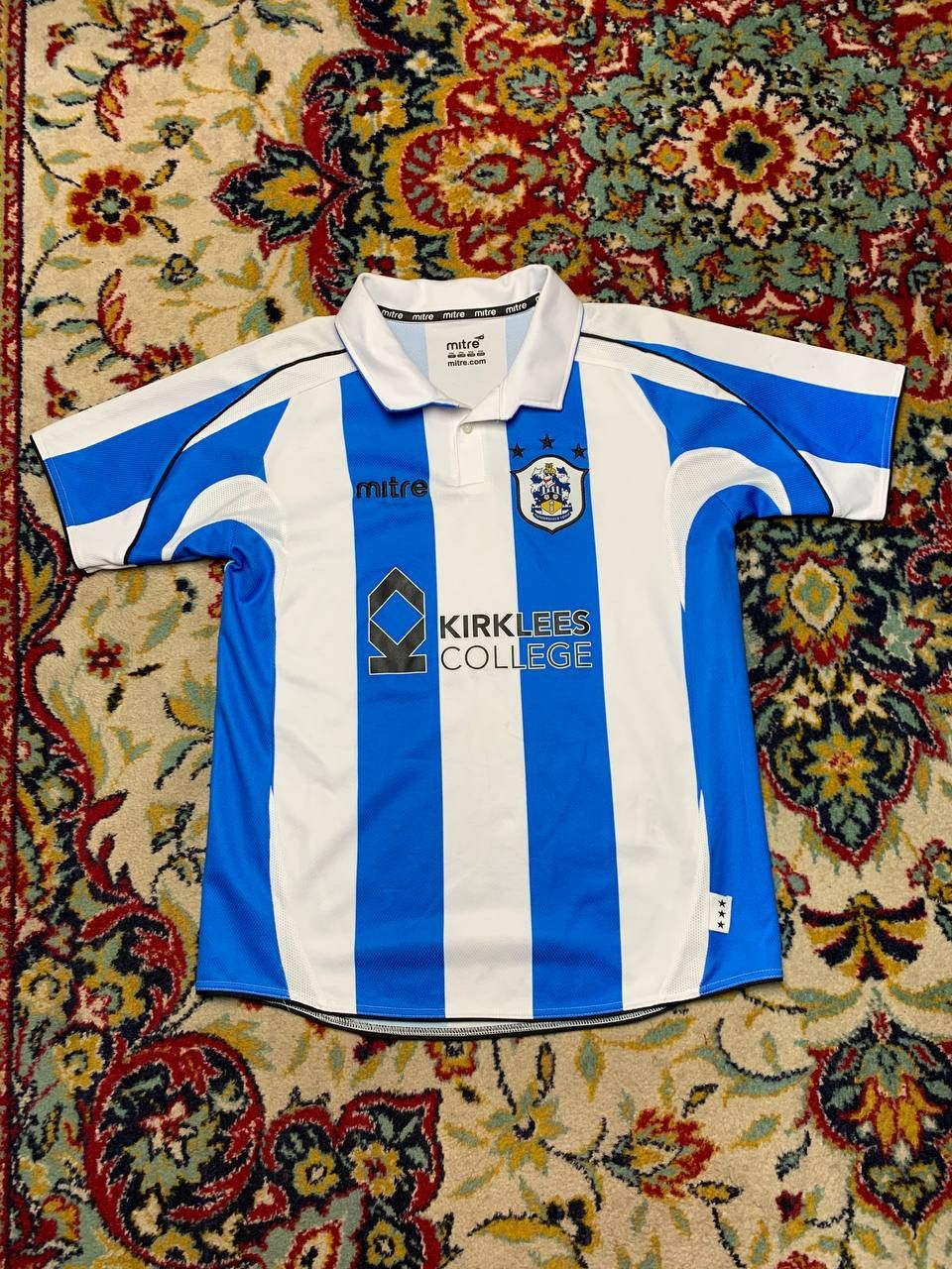 Vintage Huddersfield Town Mitre Football Soccer Jersey Size L boys Size US S / EU 44-46 / 1 - 1 Thumbnail