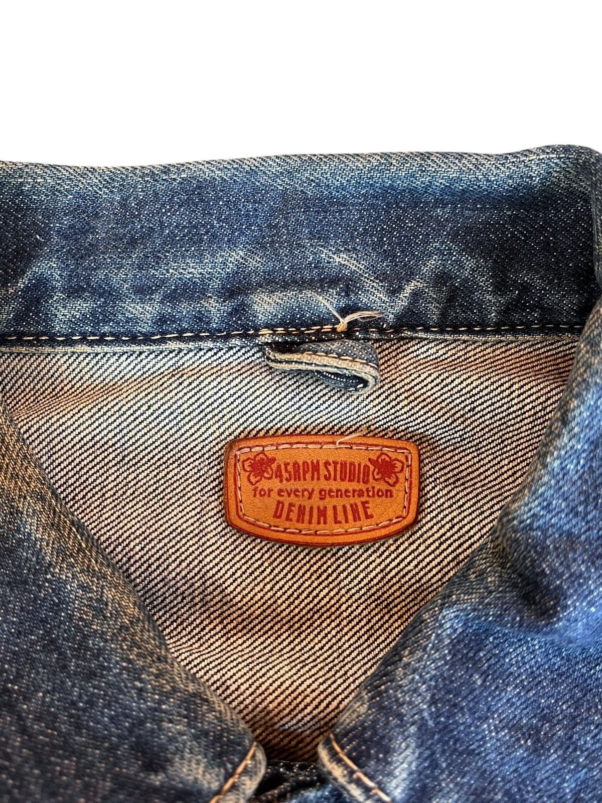 45rpm Vintage 45 RPM Japan denim jacket Size XS / US 0-2 / IT 36-38 - 3 Thumbnail