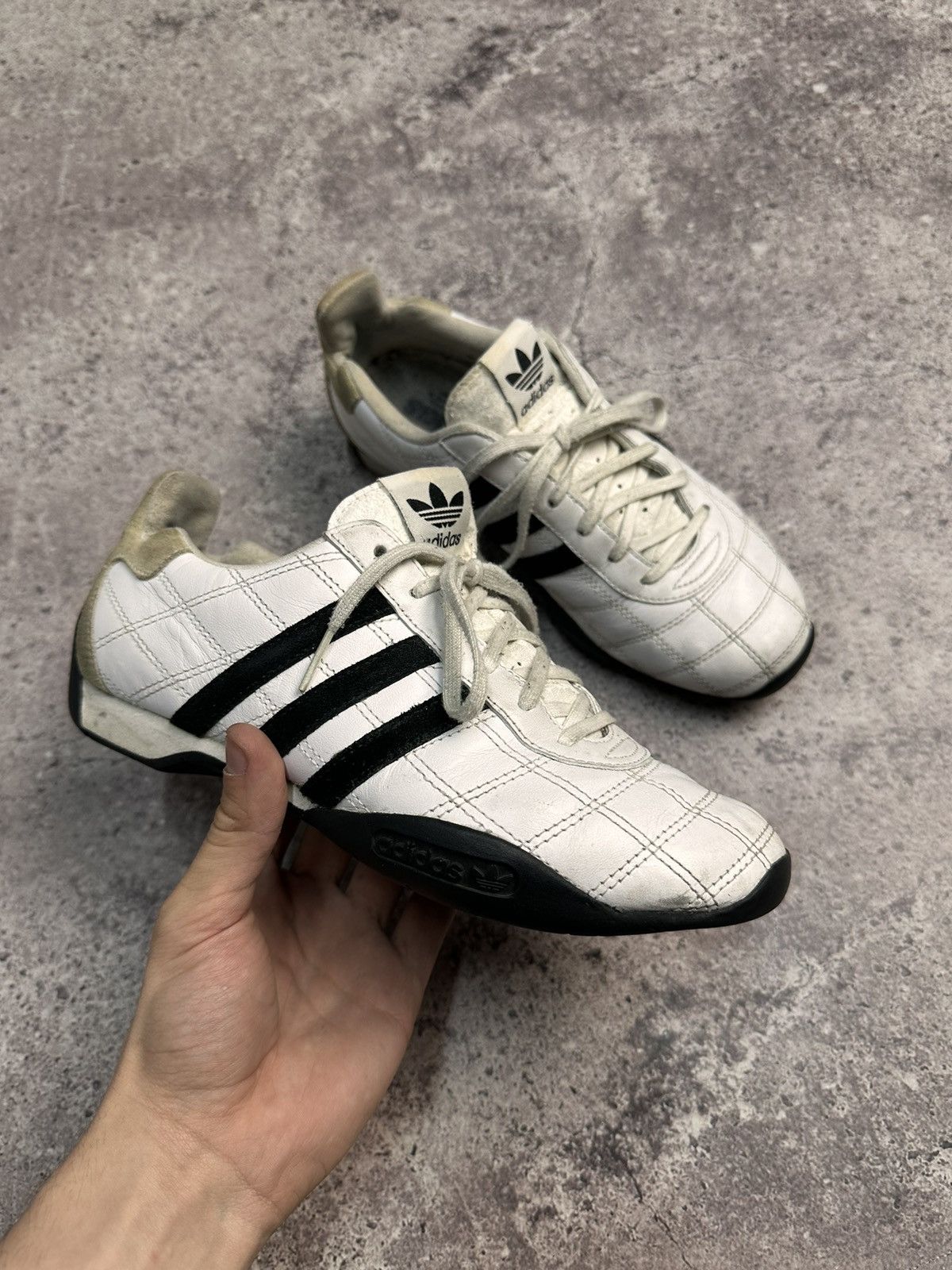 Japanese Brand Vintage 00’s adidas Y2K Sample Low Japanese Sneakers Size US 6 / IT 36 - 1 Thumbnail