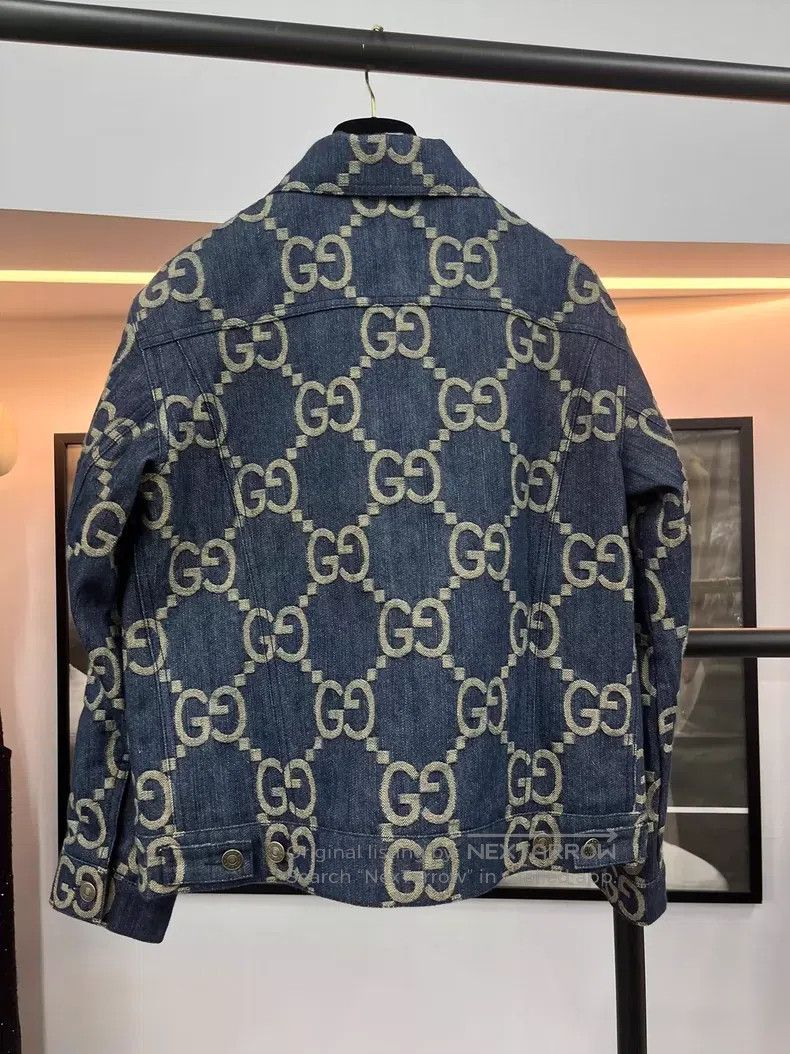 Gucci Gucci Large logo denim jacket Size XS / US 0-2 / IT 36-38 - 3 Thumbnail