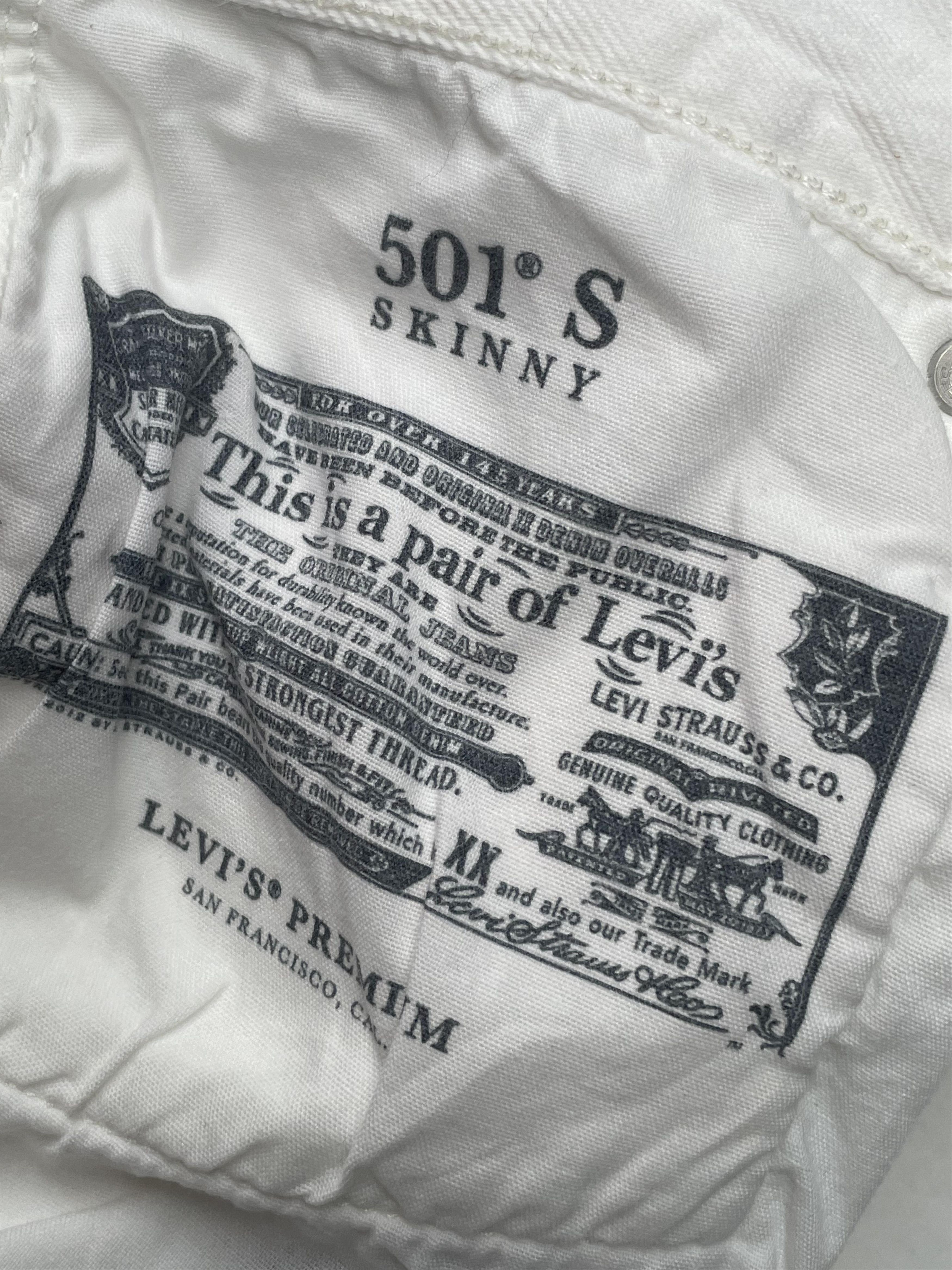 Levi's Levis 501 E Skinny Distresed Size US 28 / EU 44 - 15 Thumbnail