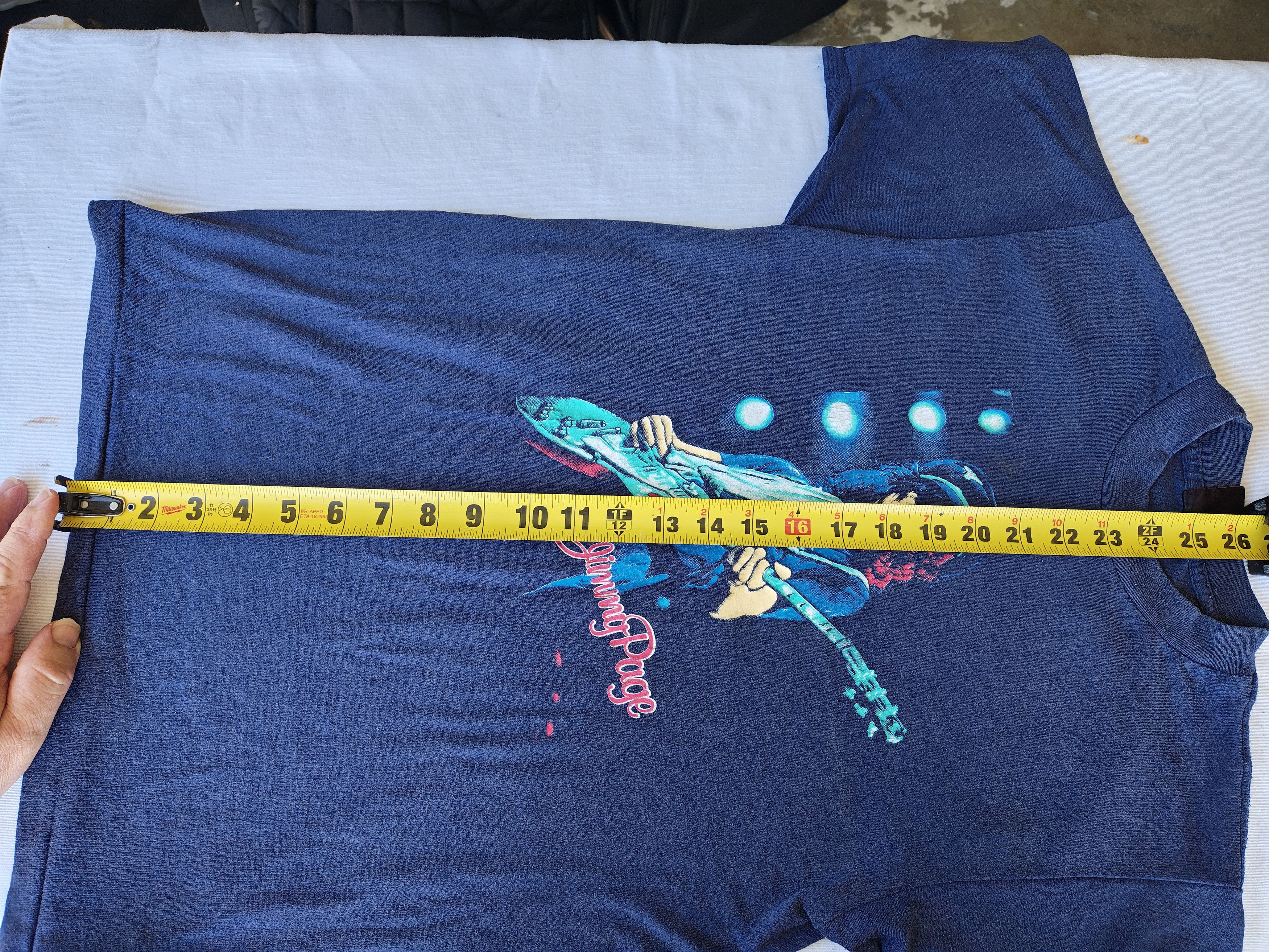 Vintage 1985 The Firm Tour Shirt Jimmy Page Nassau Coliseum NY Size US S / EU 44-46 / 1 - 6 Thumbnail