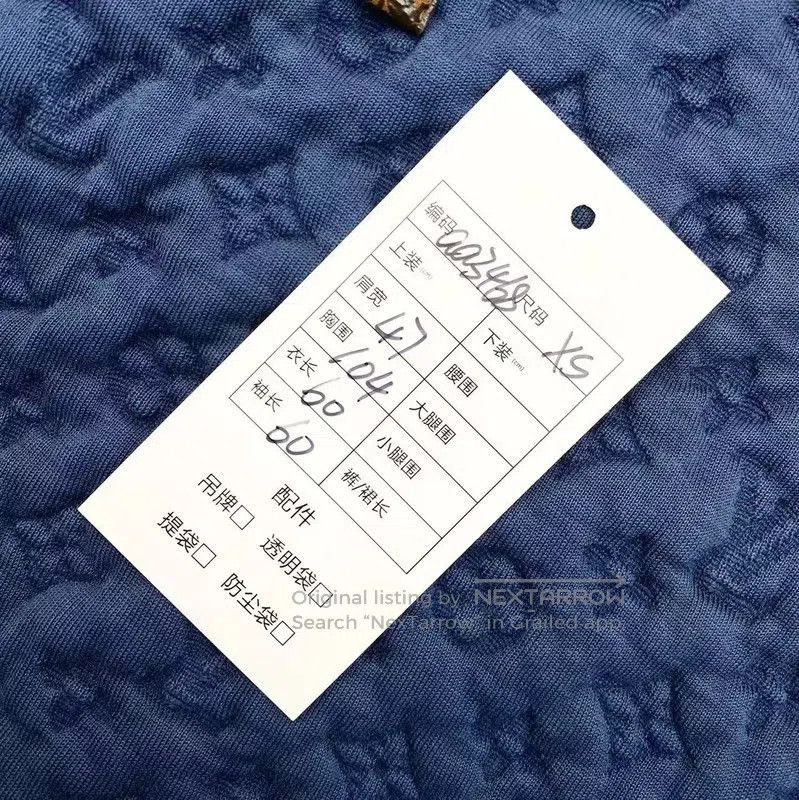 Louis Vuitton Louis Vuitton Blue Cotton Jacket for Women . Size XS / US 0-2 / IT 36-38 - 7 Thumbnail