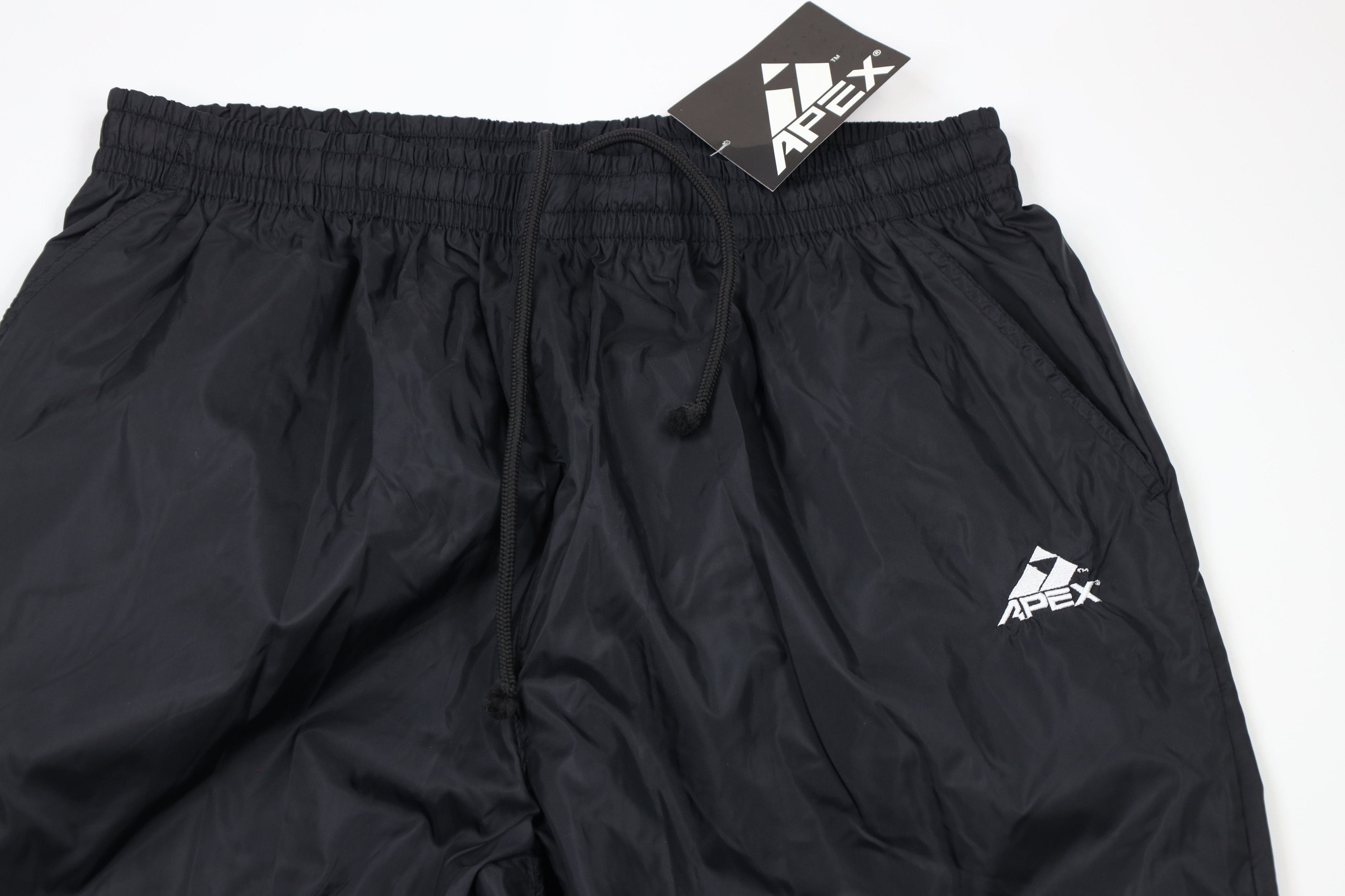 Vintage Deadstock Vintage 90s Streetwear Joggers Jogger Pants Black Size US 38 / EU 54 - 2 Thumbnail