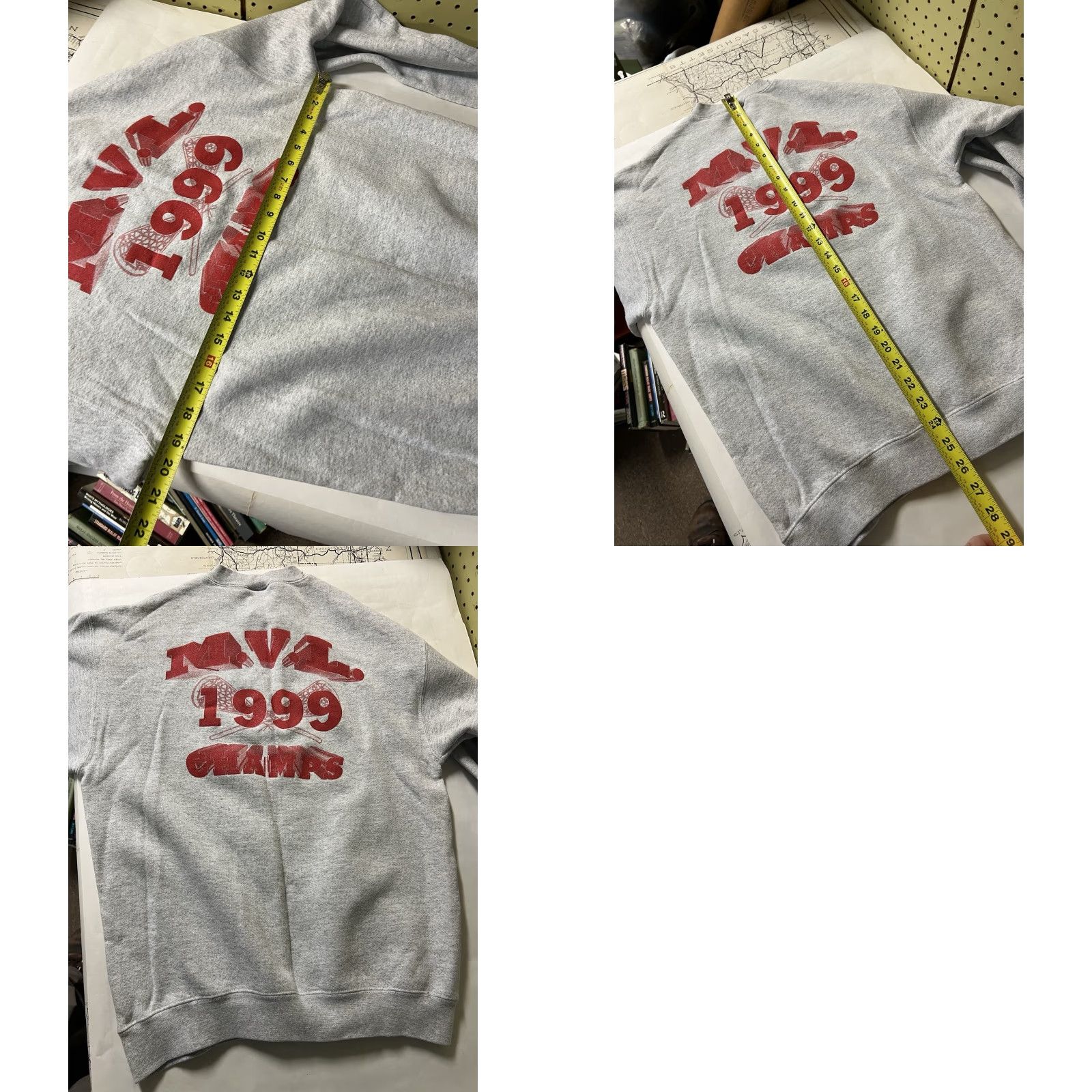 Lee VINTAGE Lee Sweatshirt Crewneck Lacrosse Gray M Vermont Girls Mens Women Unisex Adults Cotton Blend Pullover Long Sleeve Shirt 90s School Size US M / EU 48-50 / 2 - 8 Thumbnail