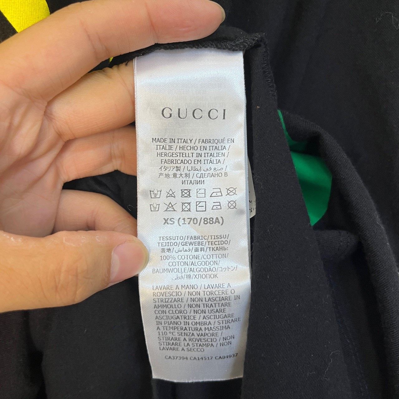 Gucci Gucci Black not fack short sleeves 2501-Nextarrow Size US XS / EU 42 / 0 - 6 Thumbnail