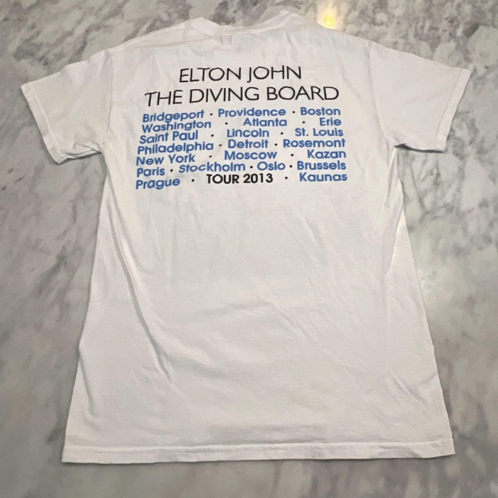 Gildan Elton John 2013 Tour T Shirt Men Small Double Sided Gildan Size US S / EU 44-46 / 1 - 5 Thumbnail
